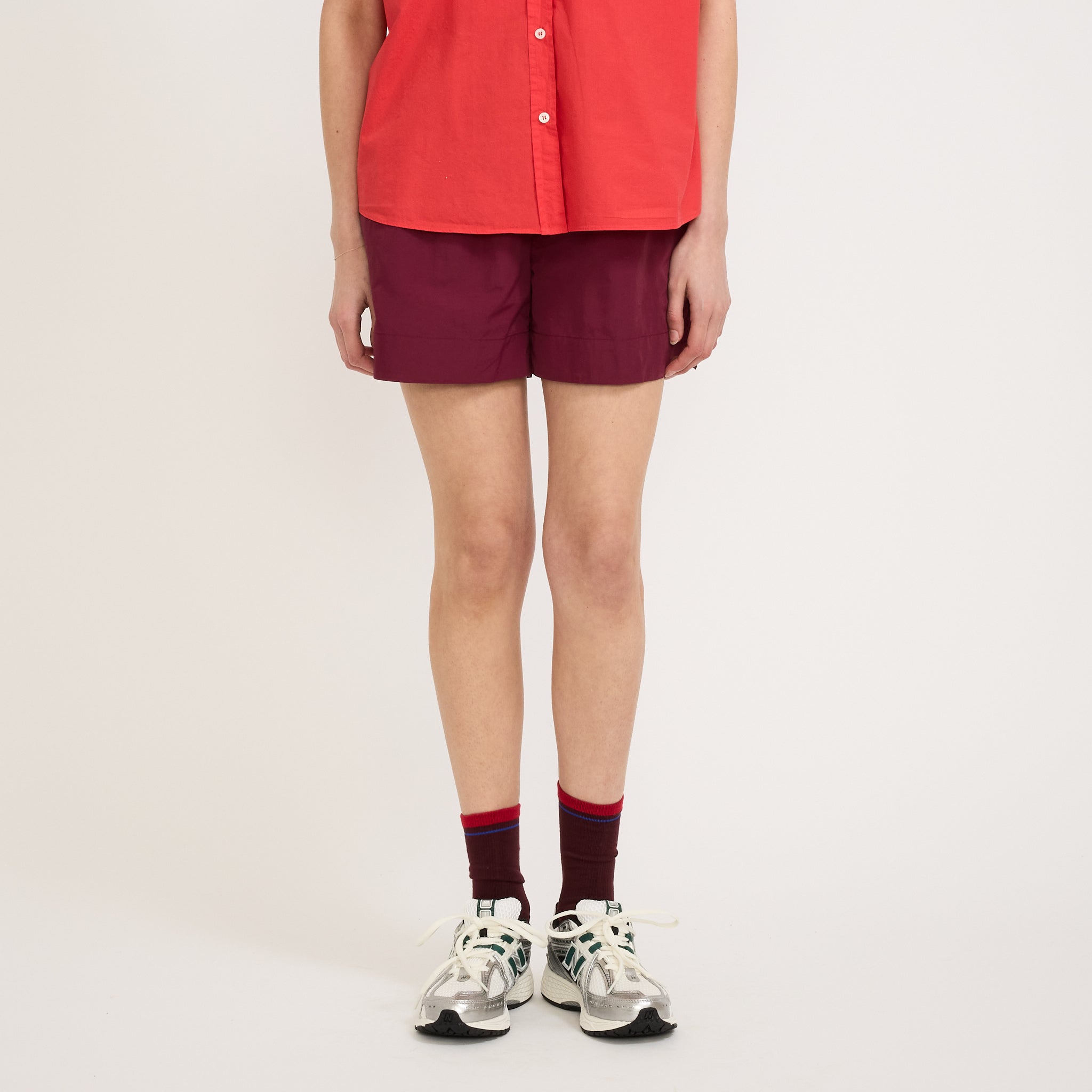 Sprint Windbreaker Short Burgundy