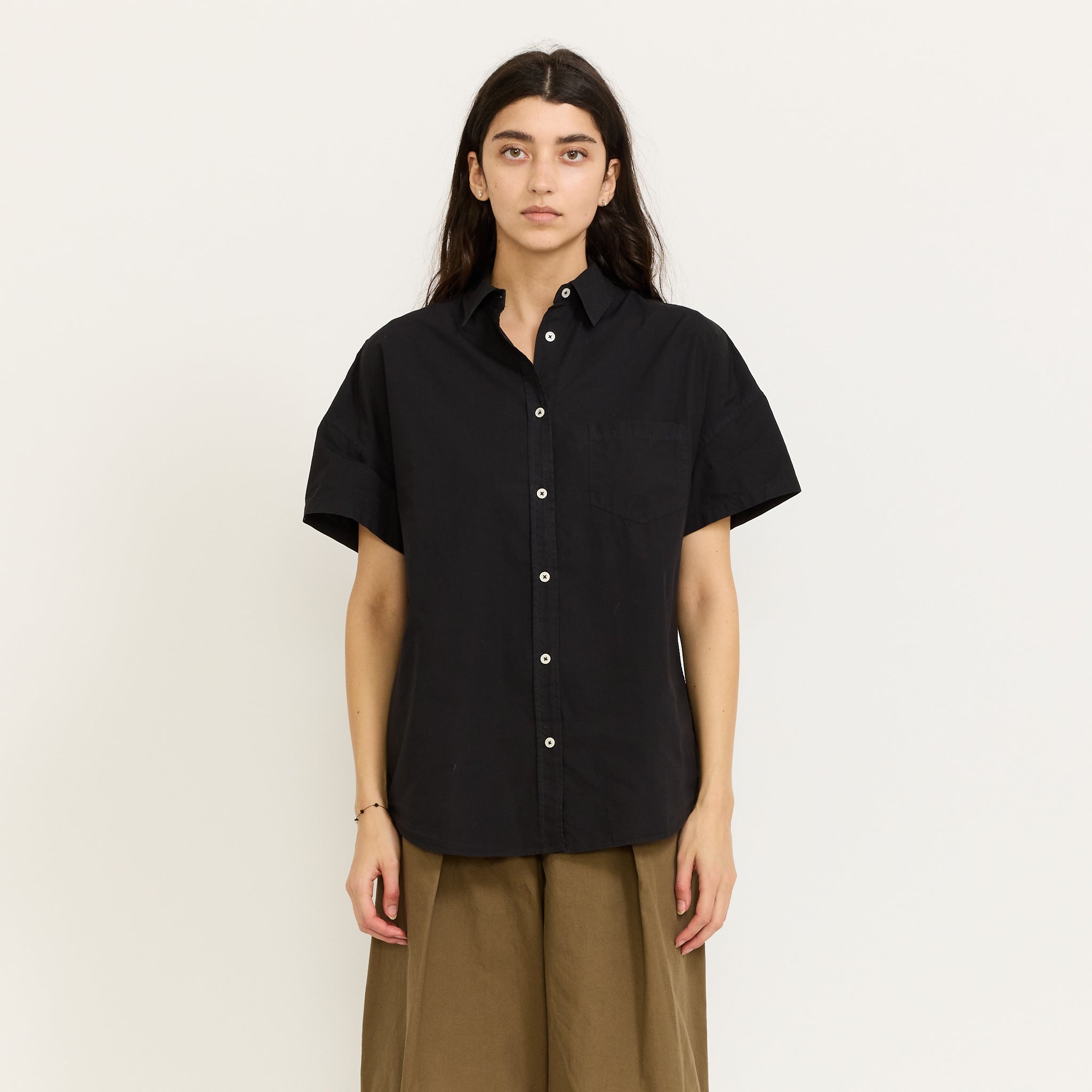 Chiara Short Sleeve Shirt Black