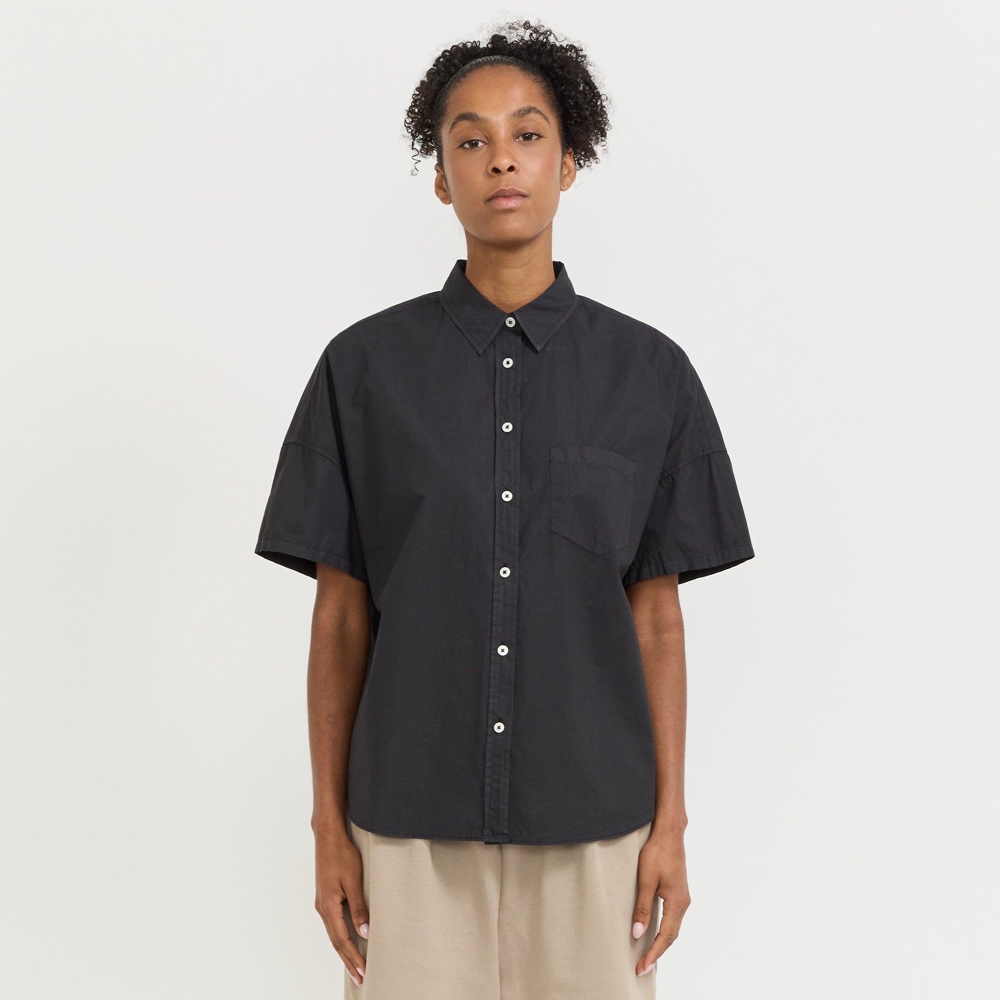Chiara Short Sleeve Shirt Black