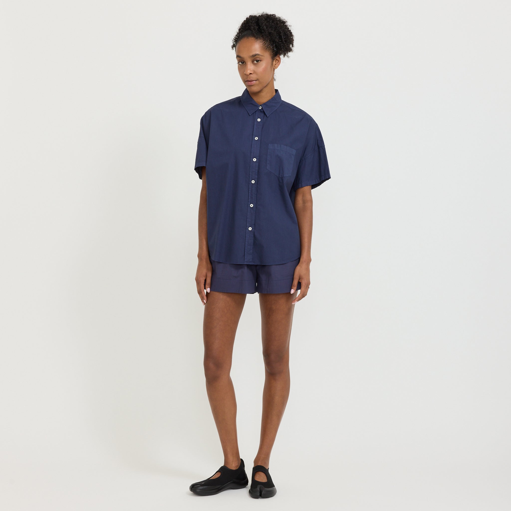 Chiara Short Sleeve Shirt Navy