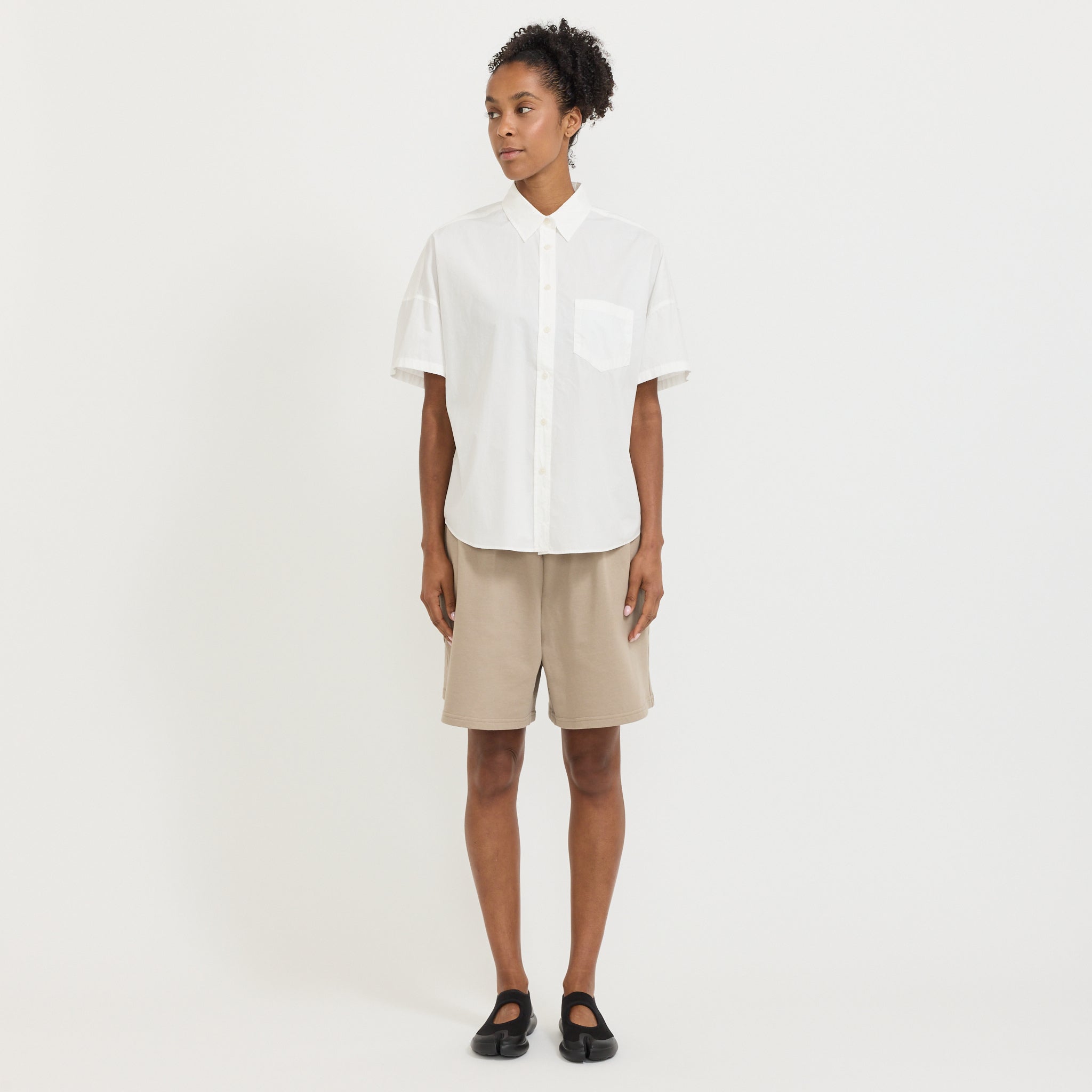 Chiara Short Sleeve Shirt White