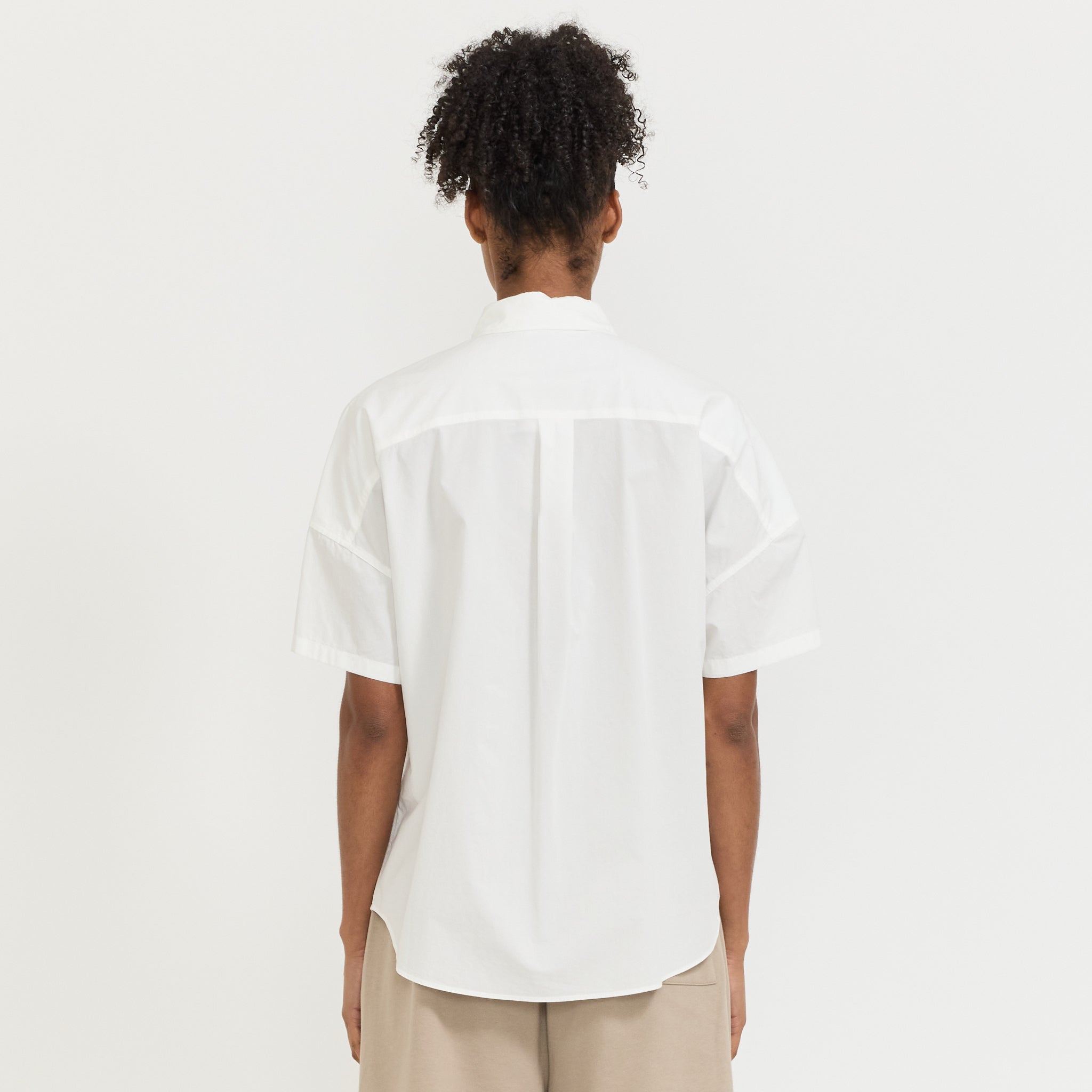 LMND | Chiara Short Sleeve Shirt White | Maplestore