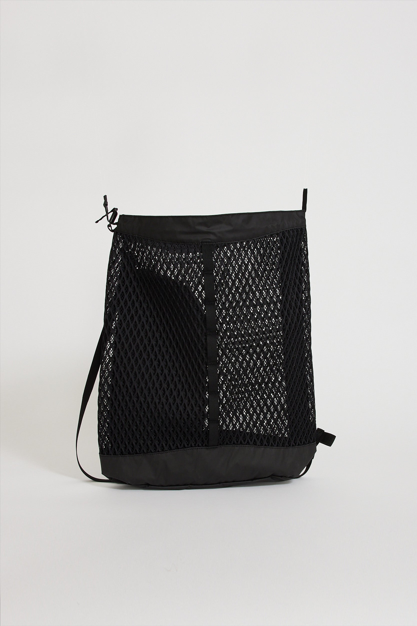 Snow Peak | Double Face Mesh Shoulder Bag Black | Maplestore