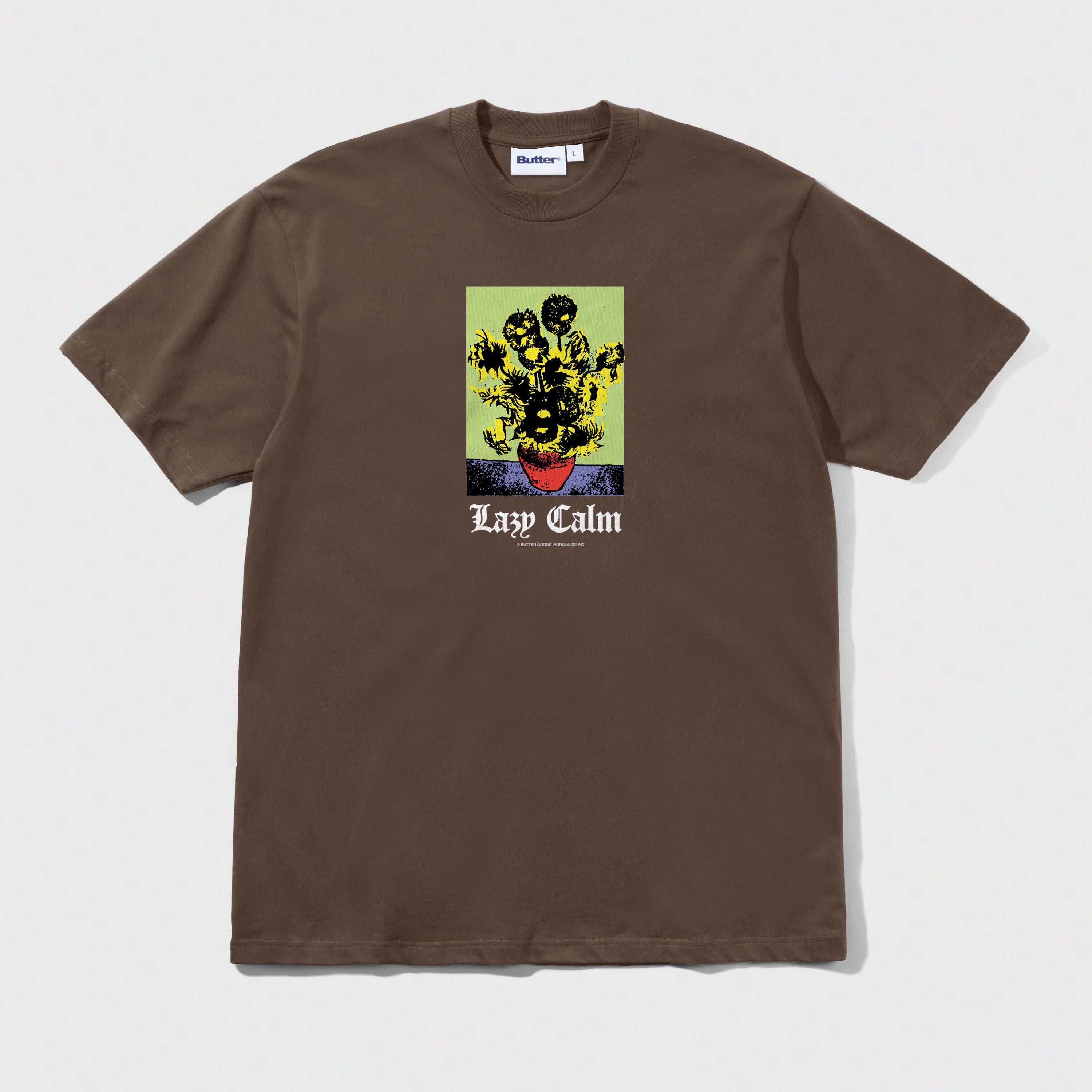 Lazy Calm Tee Brown