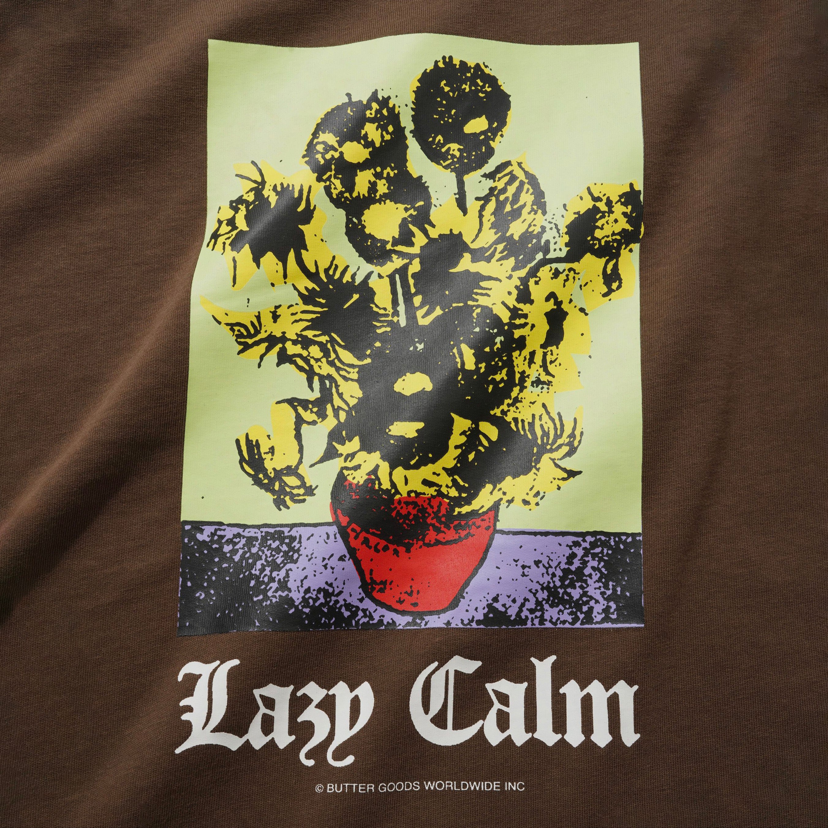 Lazy Calm Tee Brown