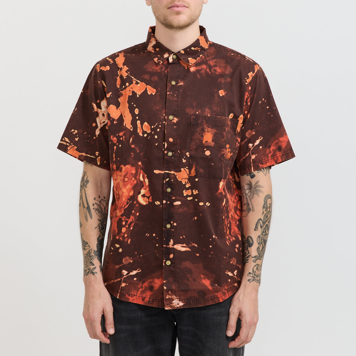 McTavish | Button Up Shirt Red Multi | Maplestore