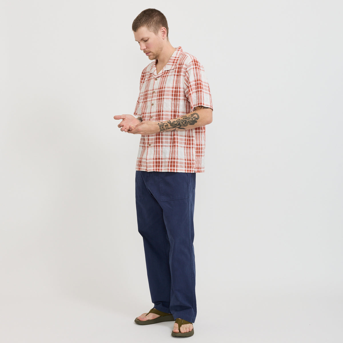 McTavish | Holiday Collar Shirt Red Multi | Maplestore