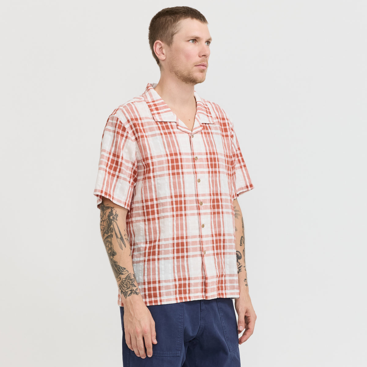 McTavish | Holiday Collar Shirt Red Multi | Maplestore