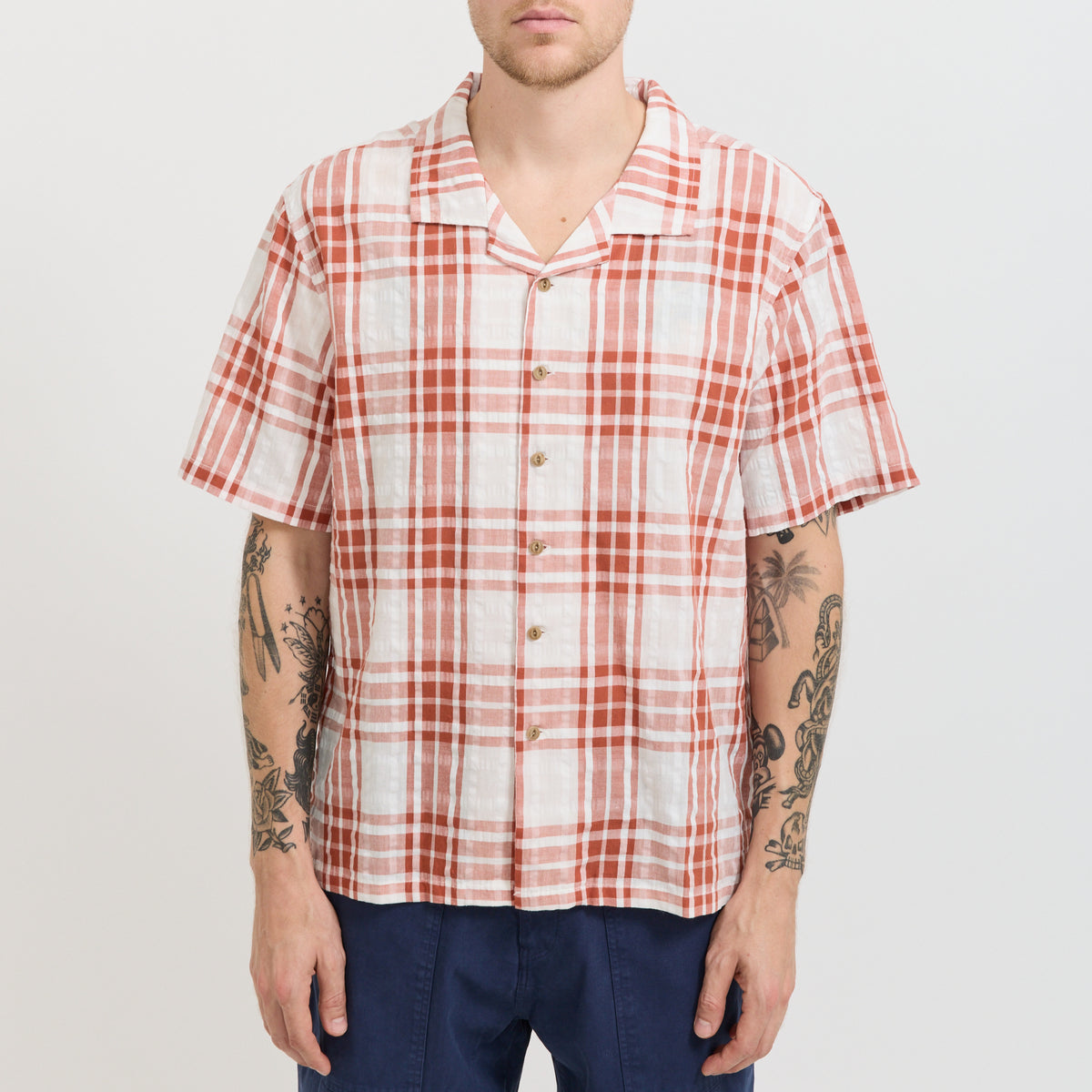 McTavish | Holiday Collar Shirt Red Multi | Maplestore