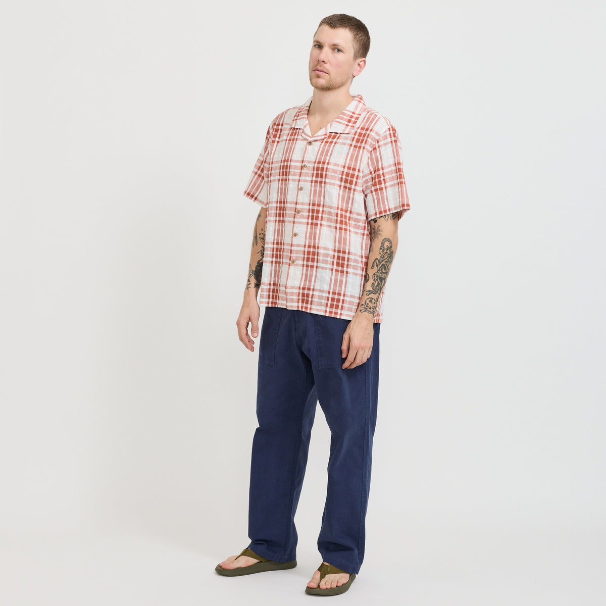 McTavish | Holiday Collar Shirt Red Multi | Maplestore