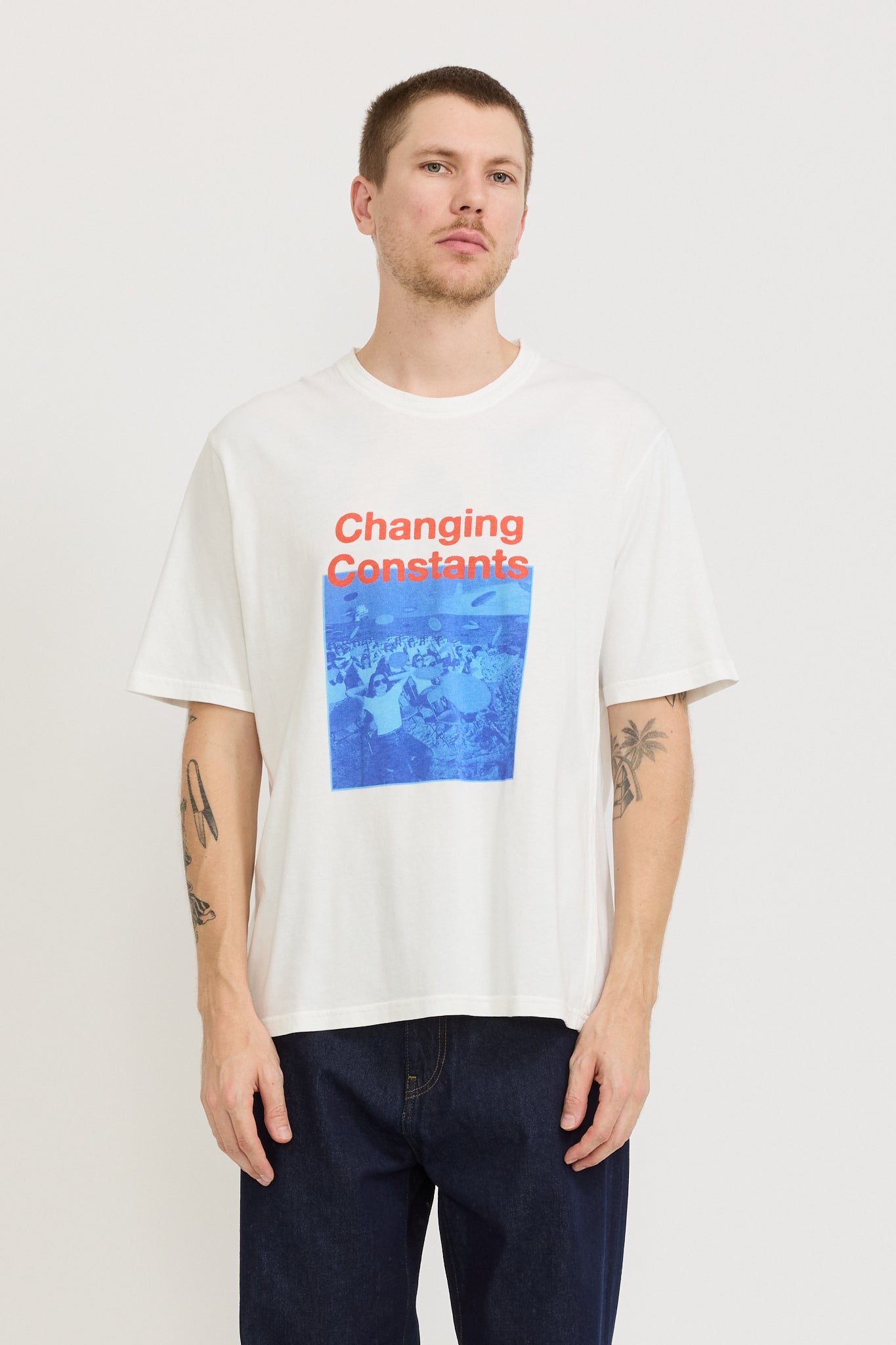 Changing Contants S/S Tee Off White