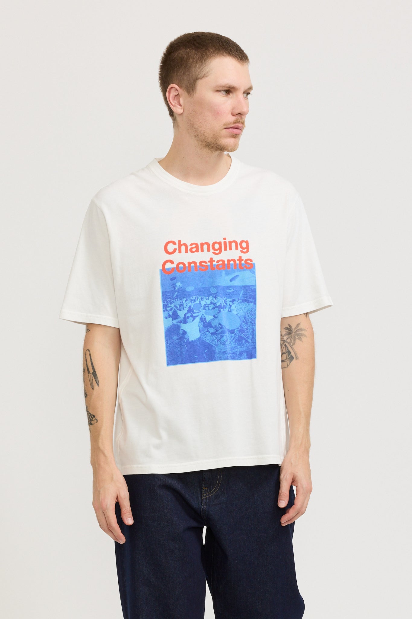 Changing Contants S/S Tee Off White