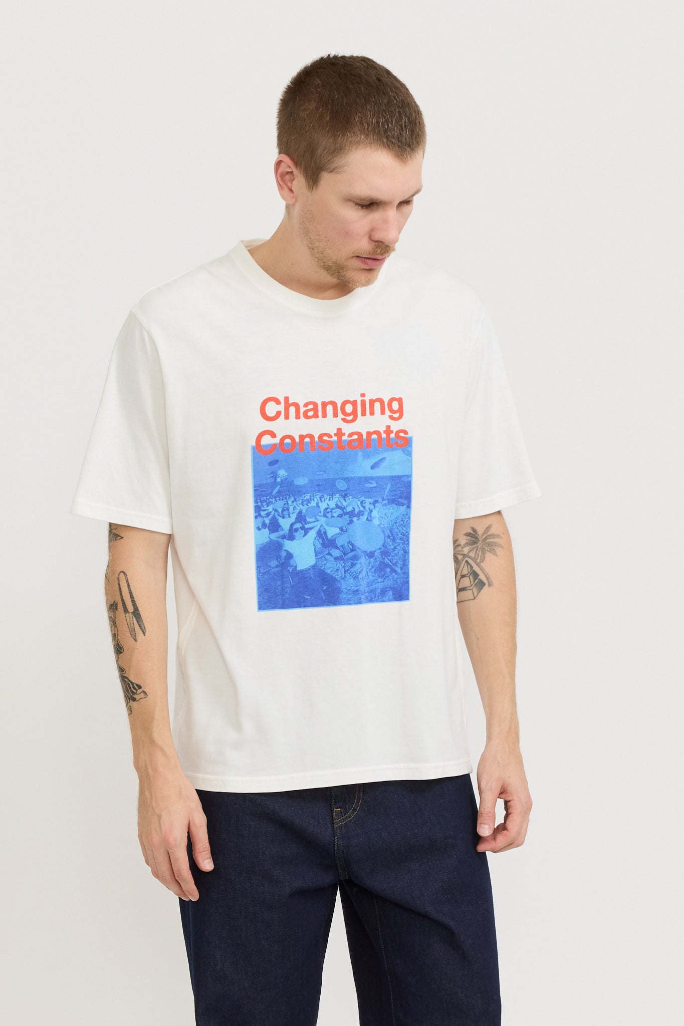 Changing Contants S/S Tee Off White