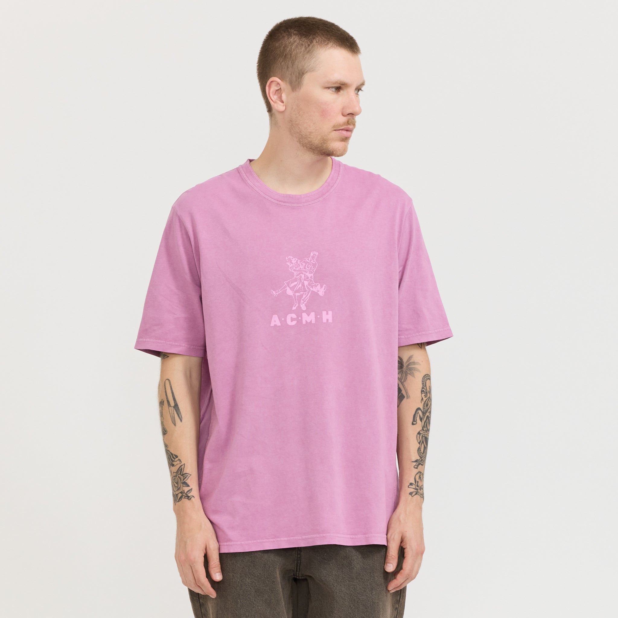 Dancers Only Tee Acid Pink