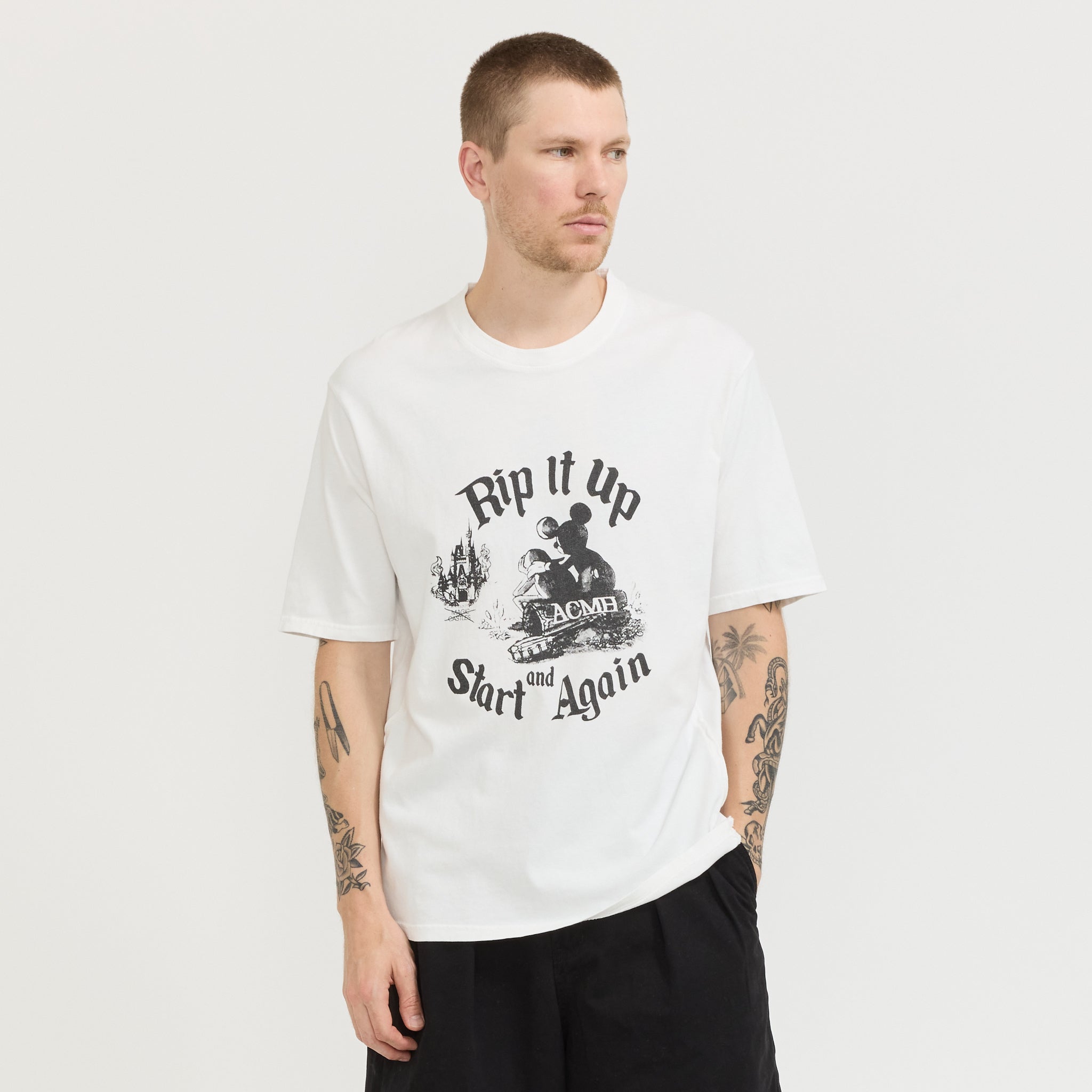 Rip It Up Tee Off White