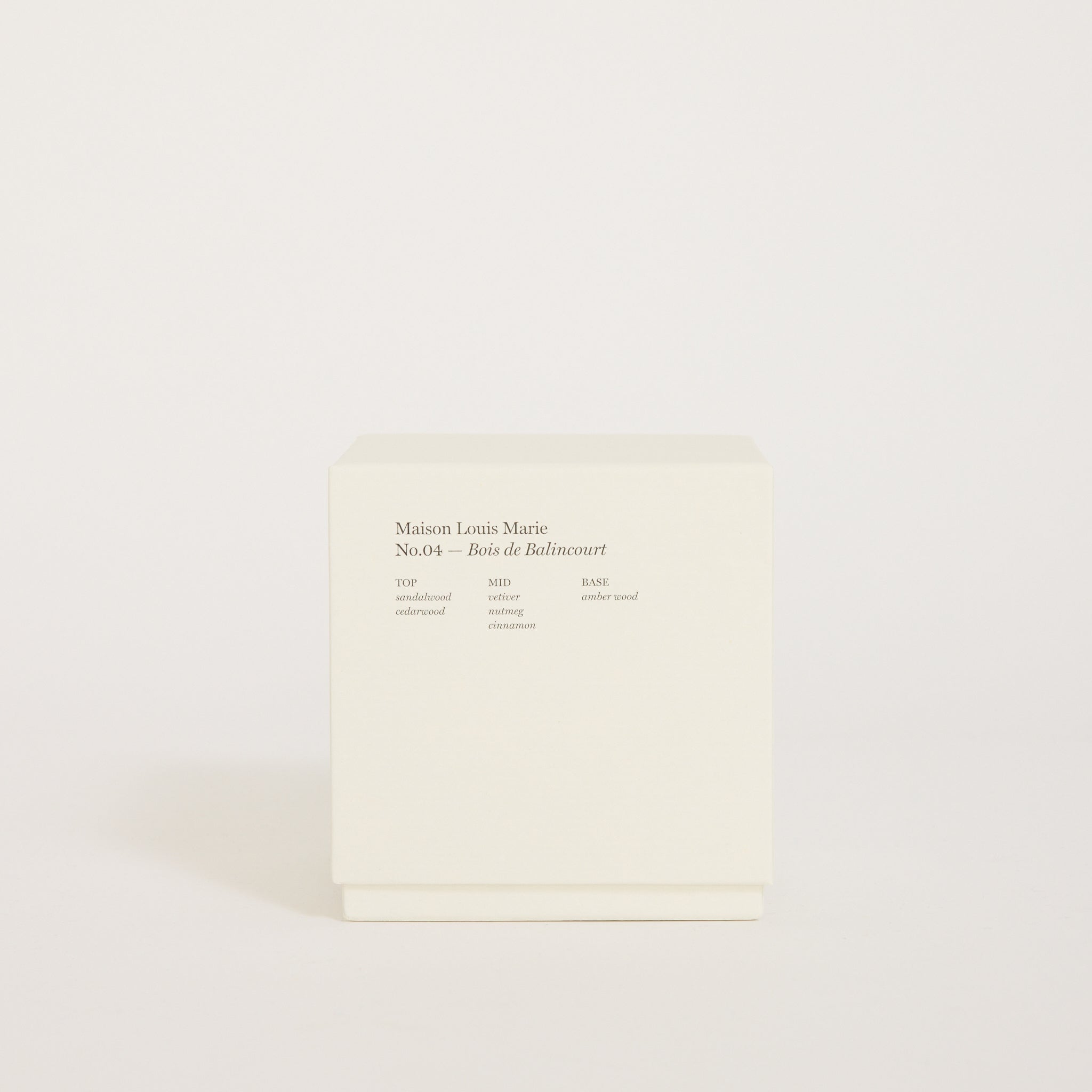No.04 Bois De Balincourt Candle
