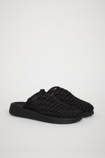 Malibu Sandals | Colony Polyester Black/Black | Maplestore