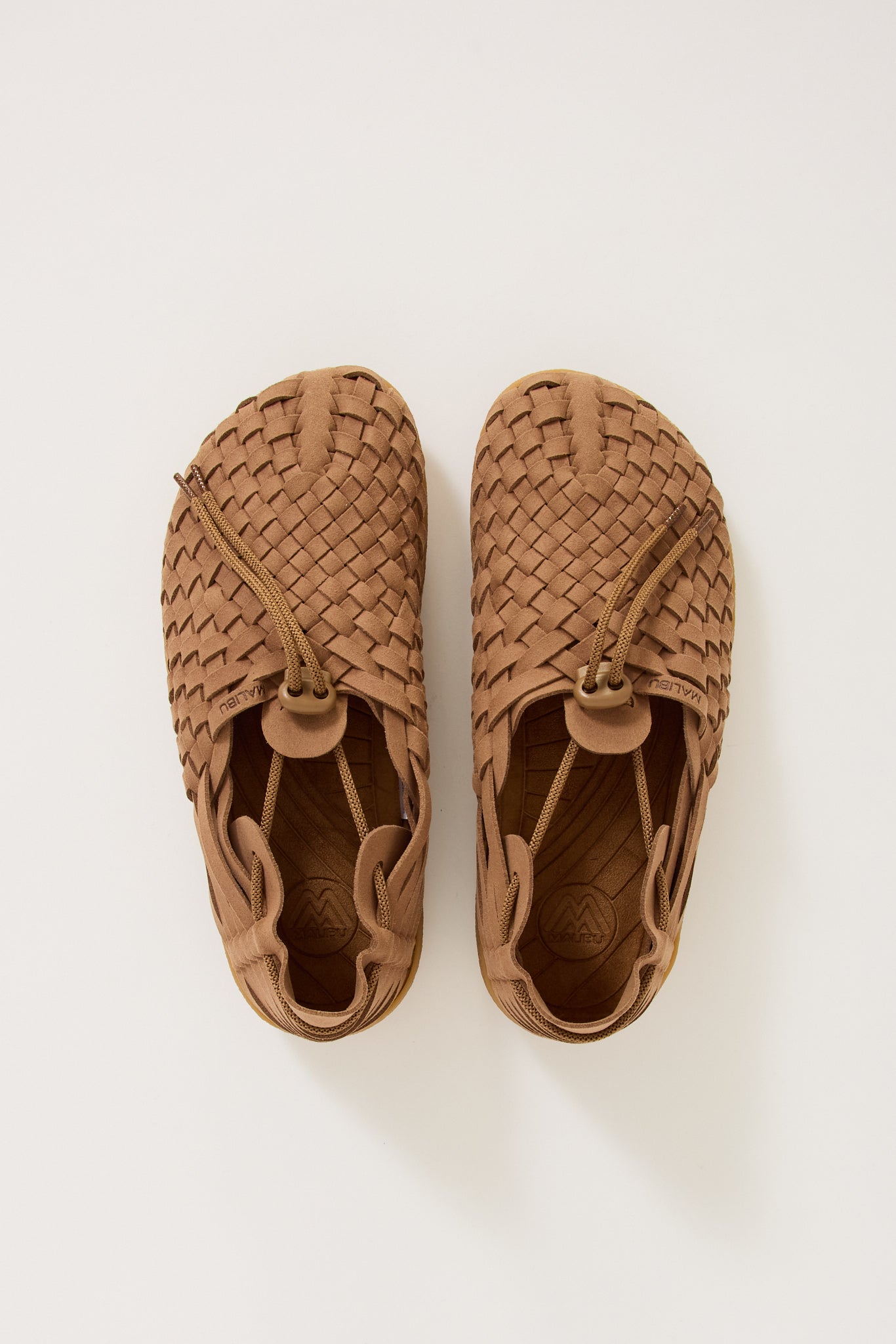 Malibu Sandals | Latigo Suede Vegan Leather Walnut/Tan | Maplestore