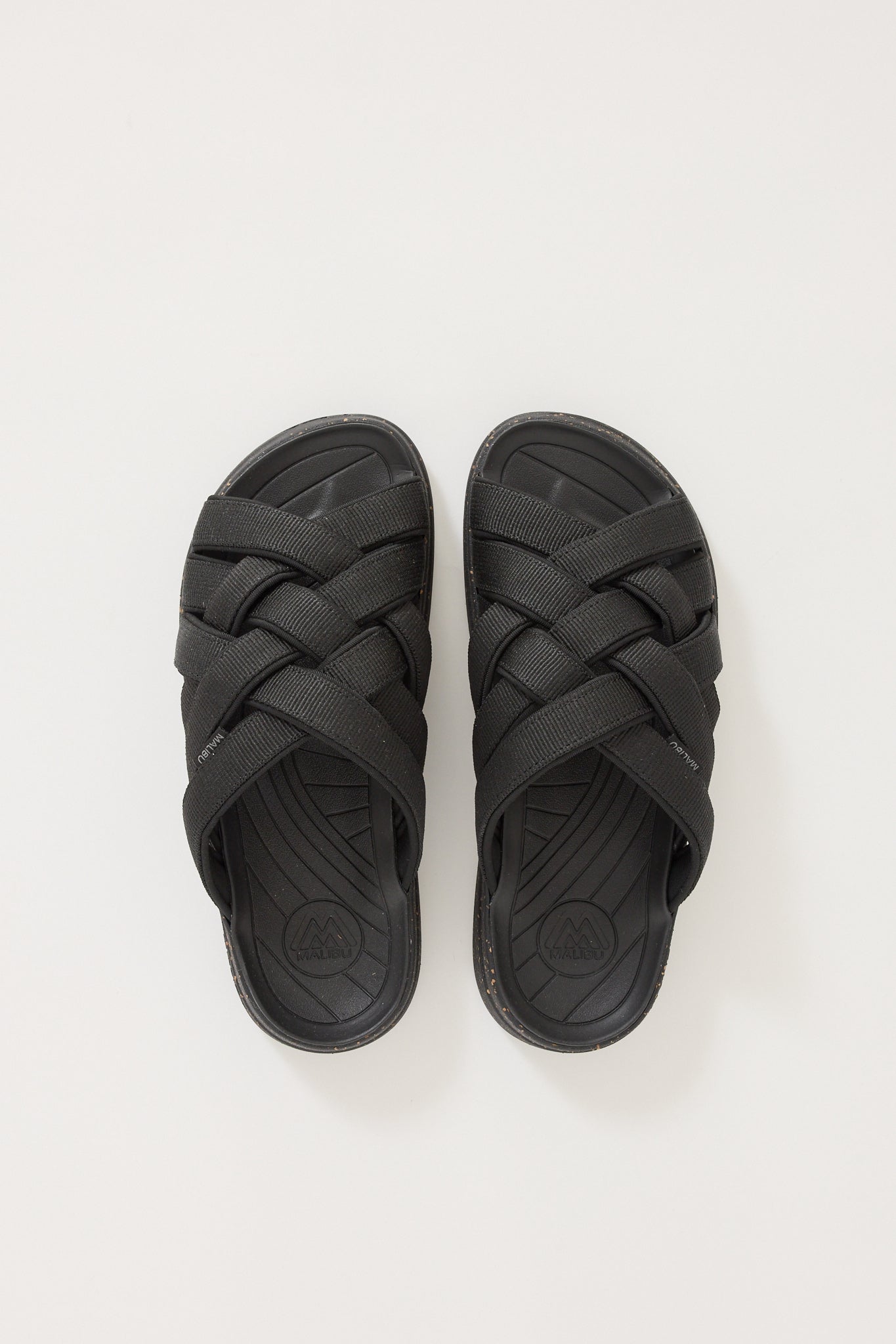 Malibu Sandals | Zuma LX Recycled Polyester/Spandex Black | Maplestore