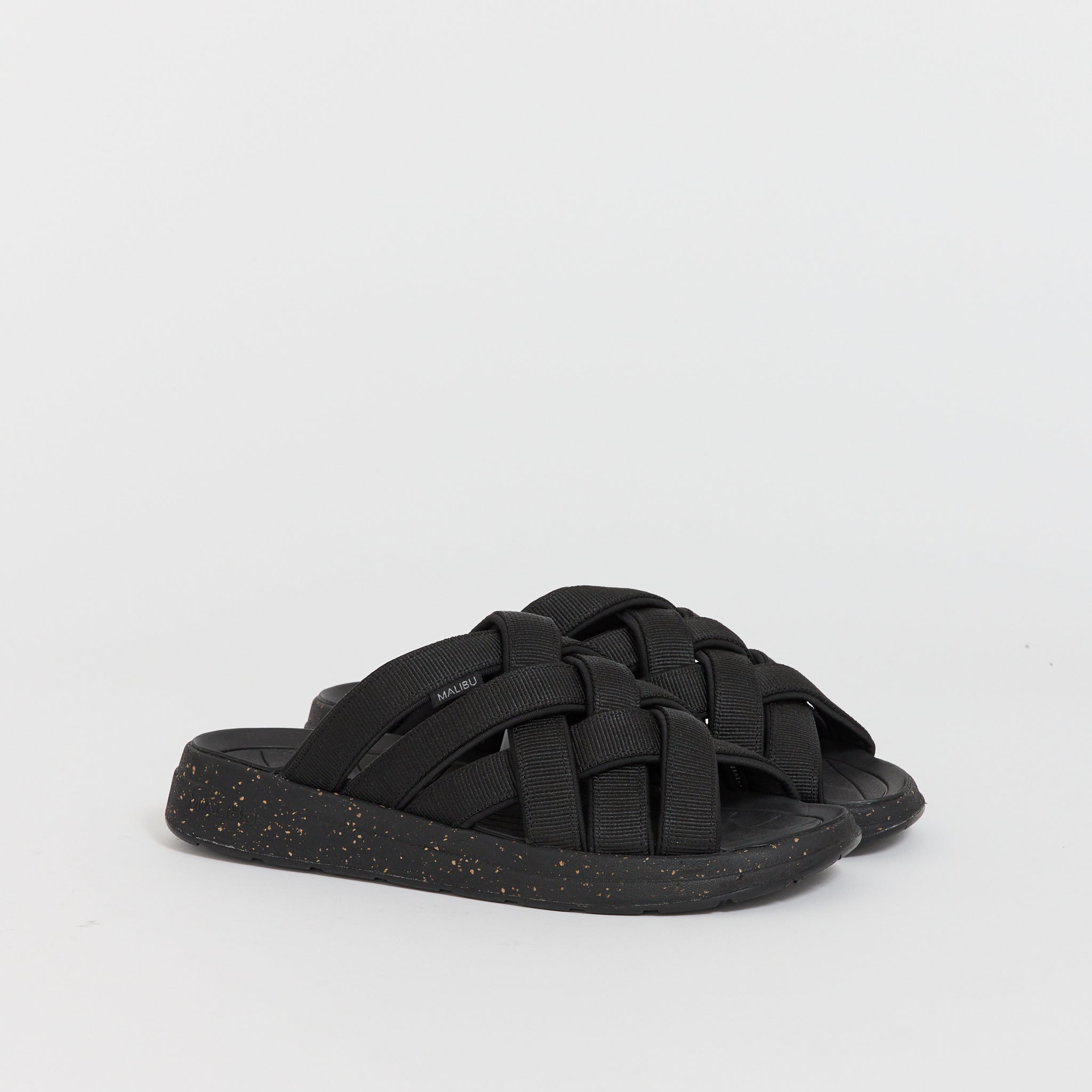 Malibu Sandals Zuma LX Recycled Polyester/Spandex Black | Maplestore