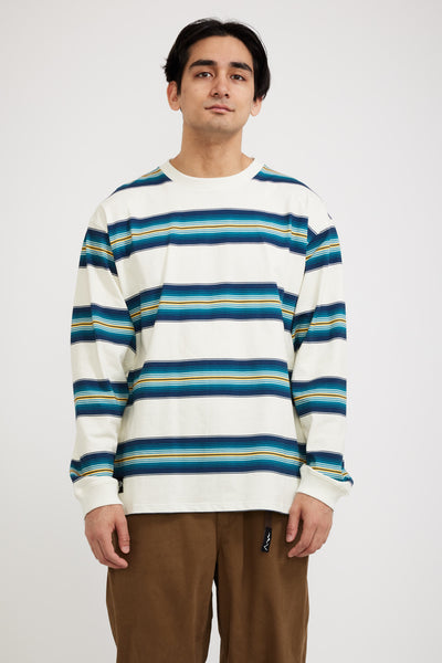 Manastash | 90's Stripe Tee Natural | Maplestore