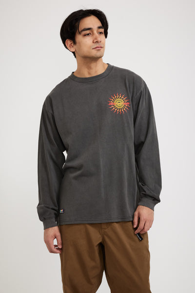 Manastash | Pumice LS Tee Mountain Burst Black | Maplestore