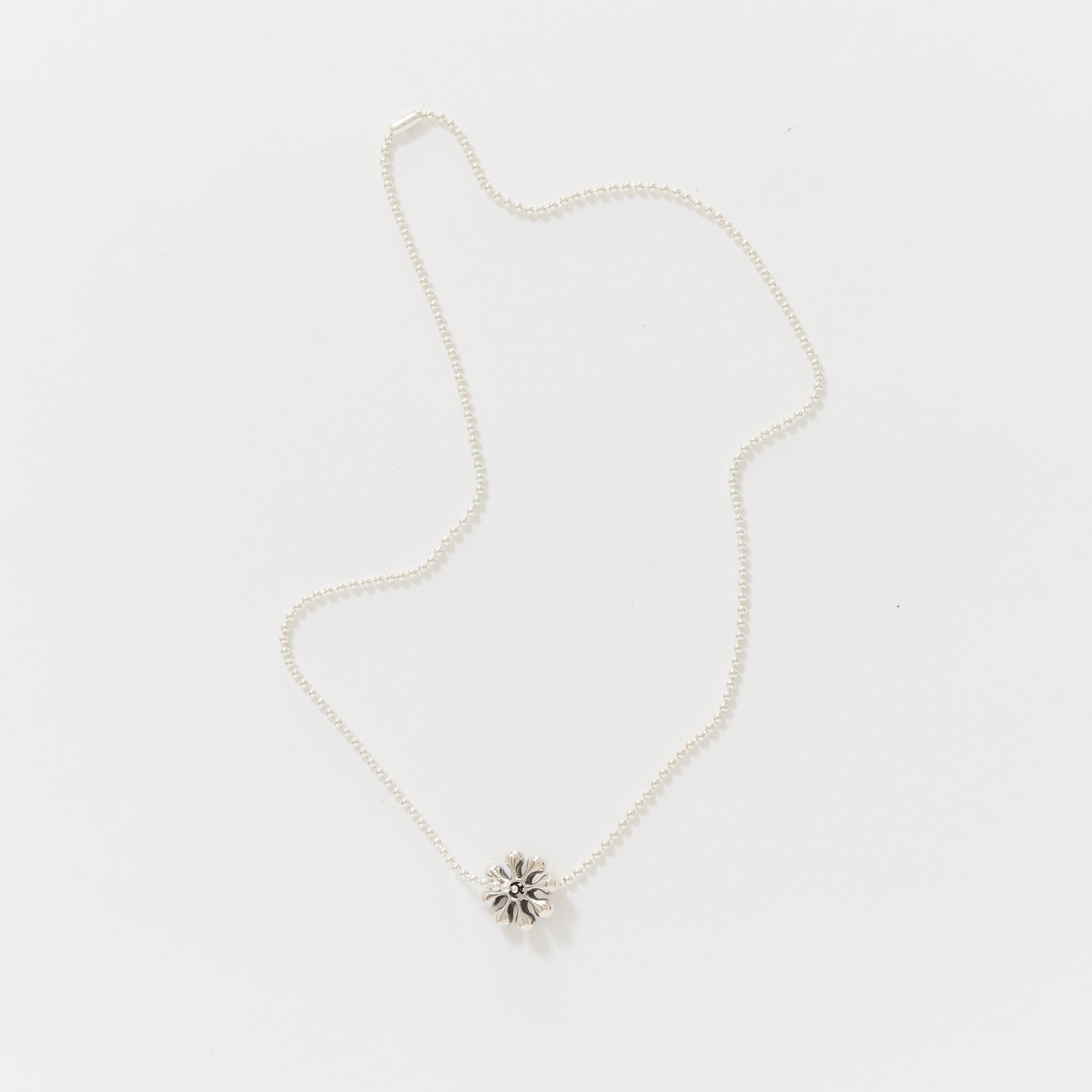 Orbit Pendant + Chain Silver