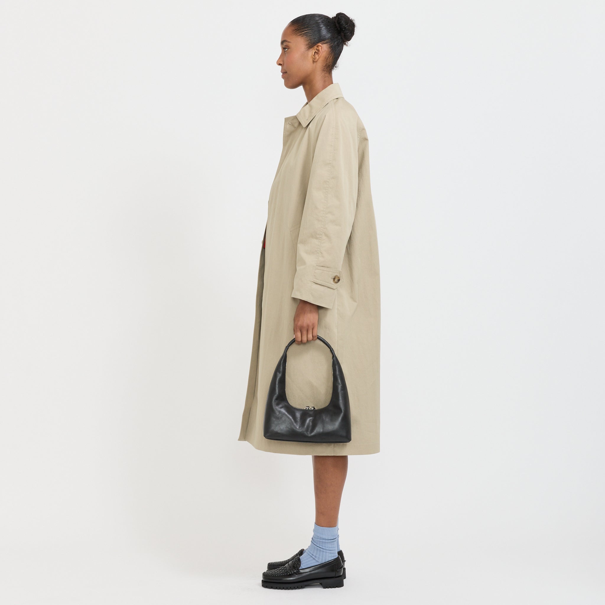 Margesherwood | Hobo Shoulder Black Pull-Up | Maplestore