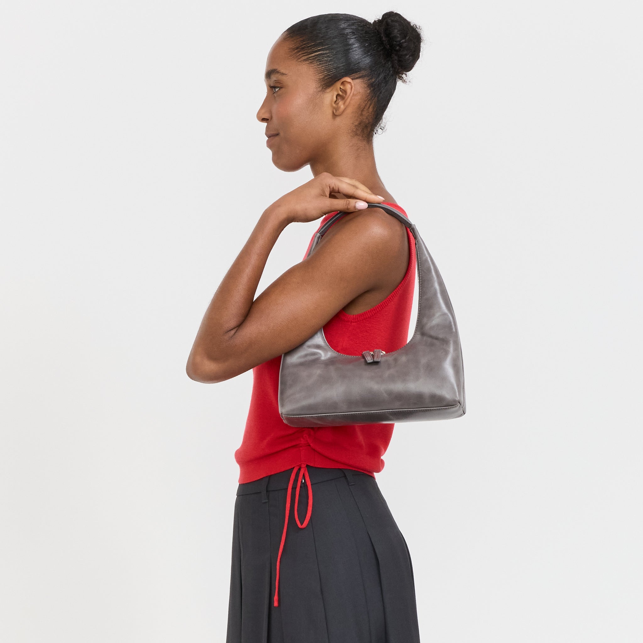 Margesherwood | Hobo Shoulder Mauve Pull-Up | Maplestore