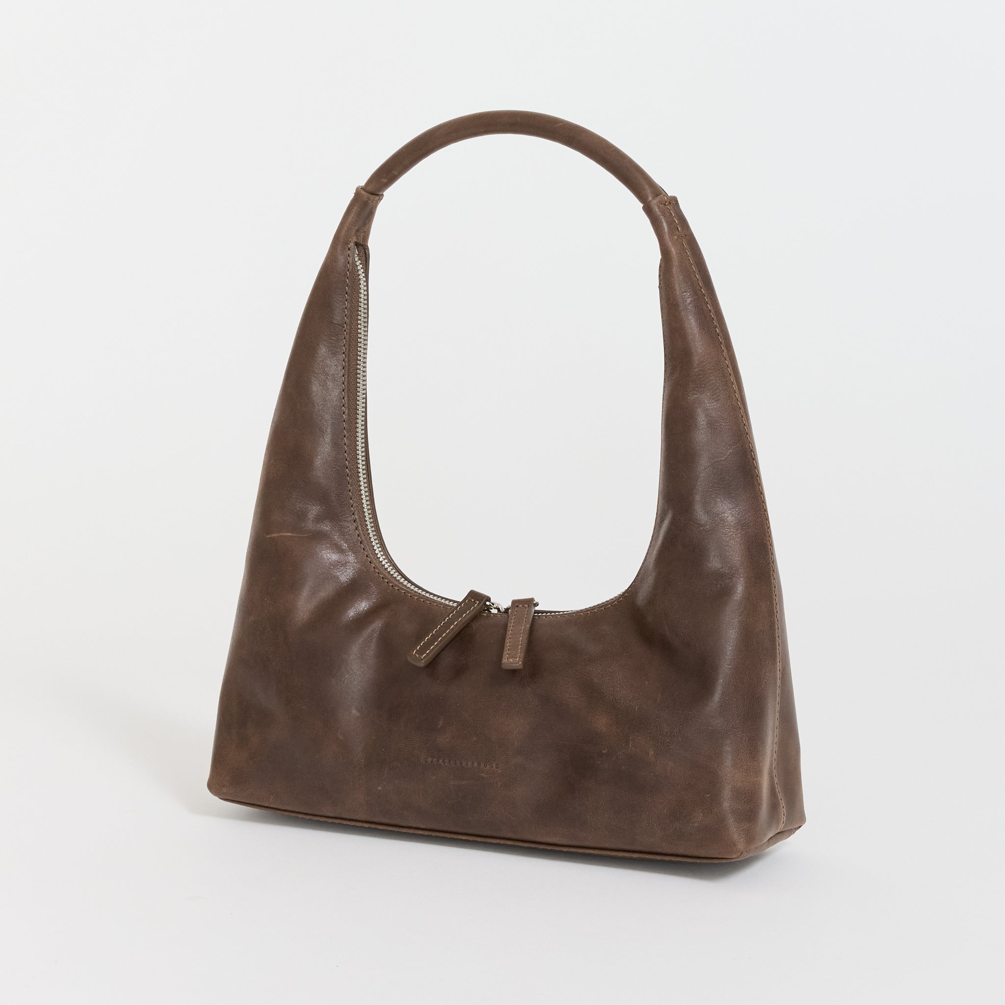 Hobo Shoulder Washed Brown Pull-Up