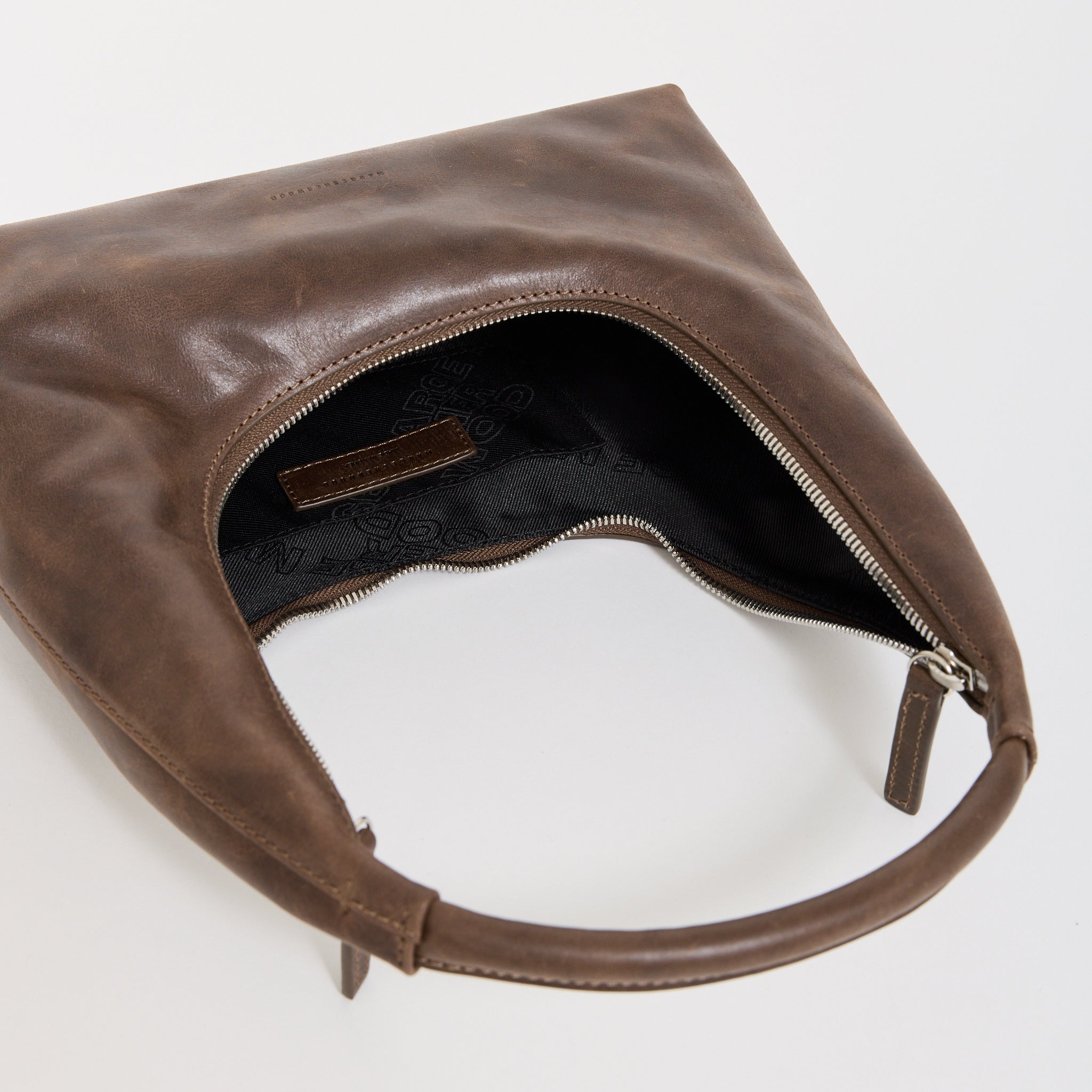 Hobo Shoulder Washed Brown Pull-Up