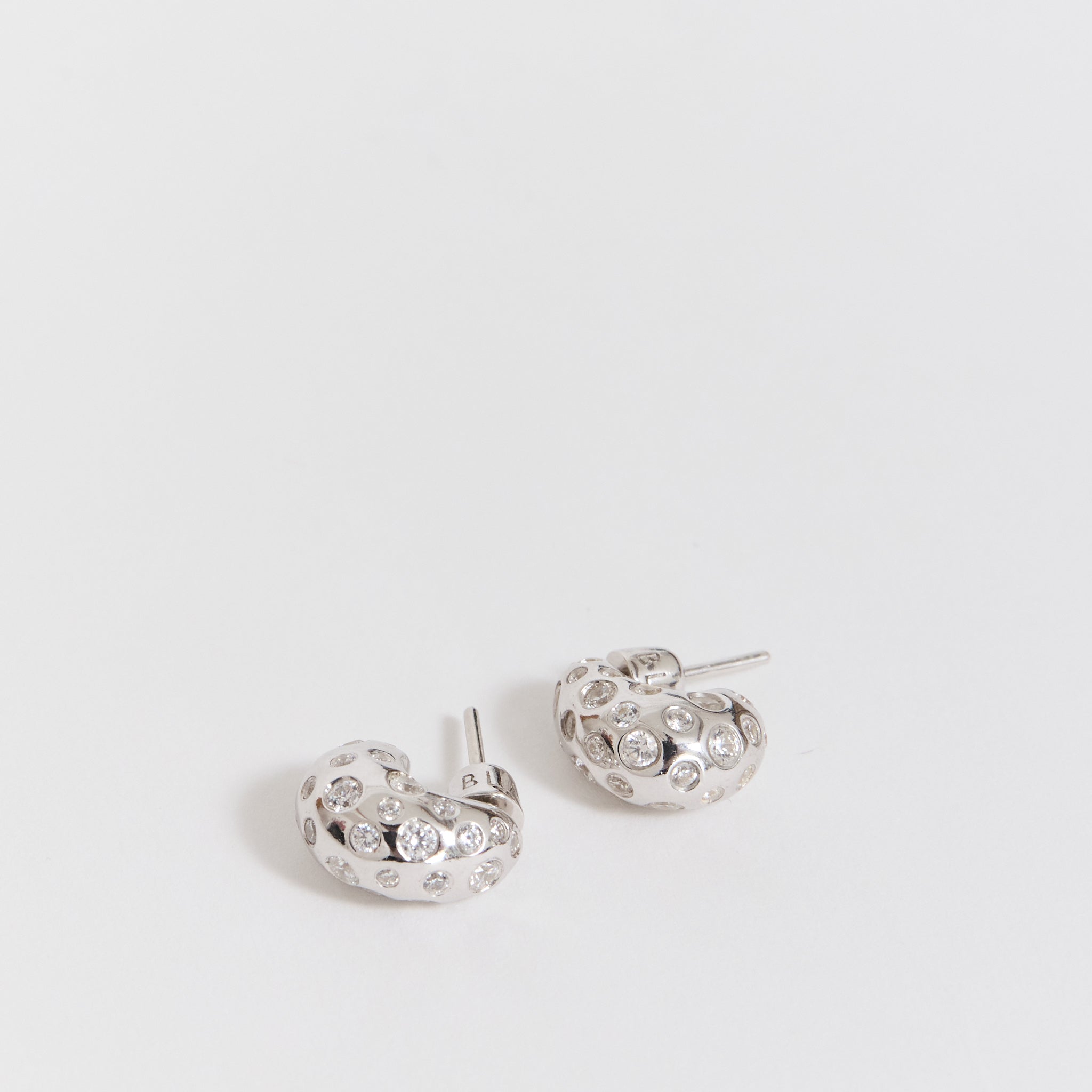 Maria Black | Tryvann Popcorn Earring Silver | Maplestore