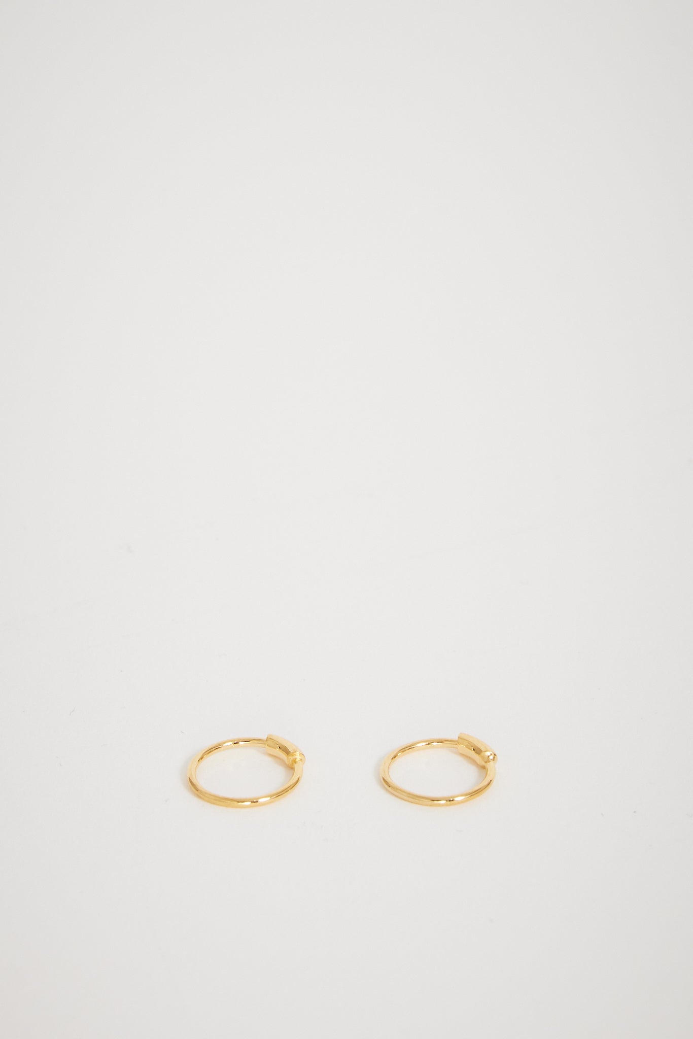 Maria Black | Basic Hoop XS Earrings Pair Gold | Maplestore