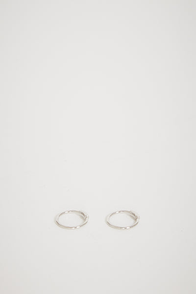 Maria Black | Basic Hoop XS Earrings Pair Silver | Maplestore