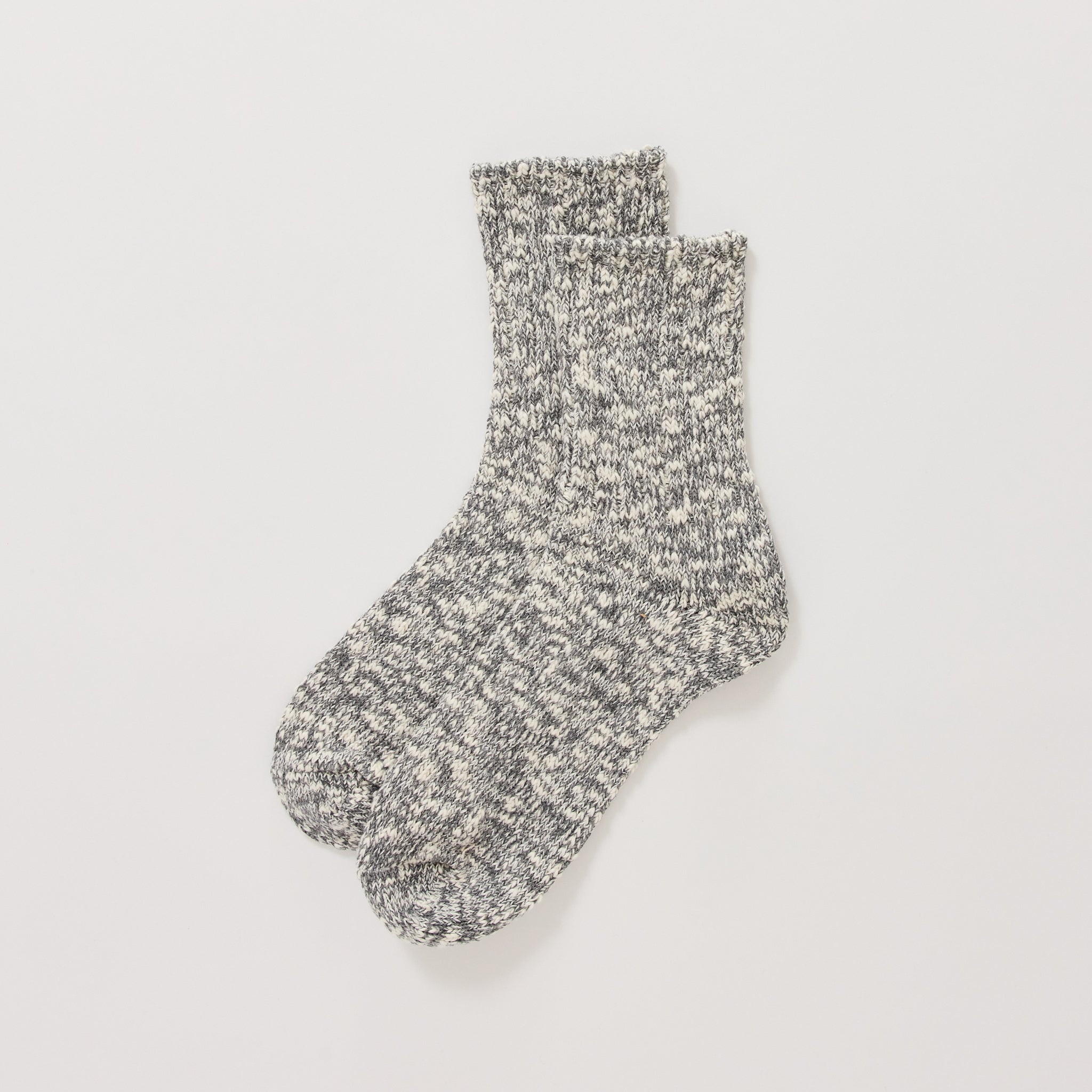 Slub Nep Twister Heather Sock Grey