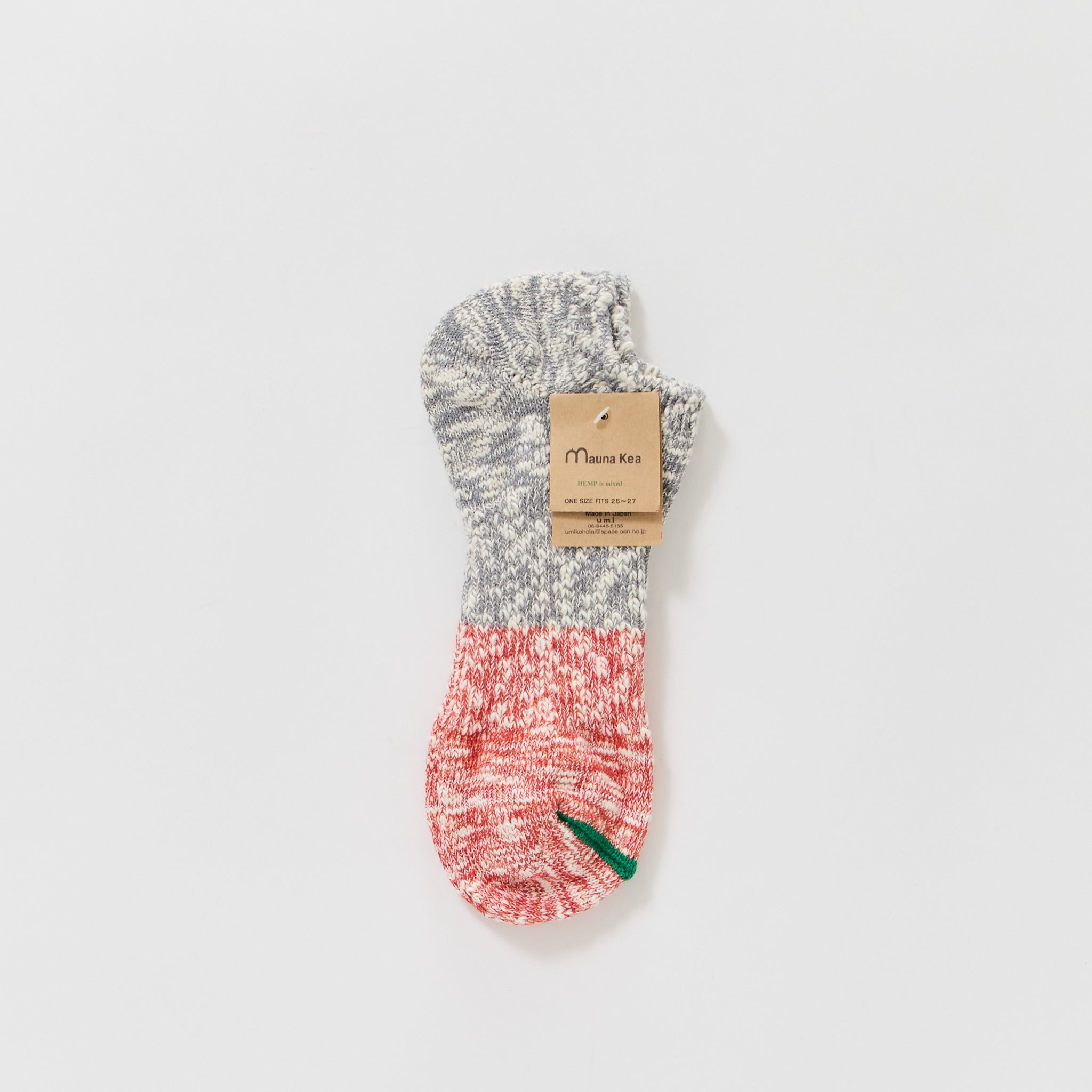 Mauna Kea | Switching Sneaker Sock Red | Maplestore