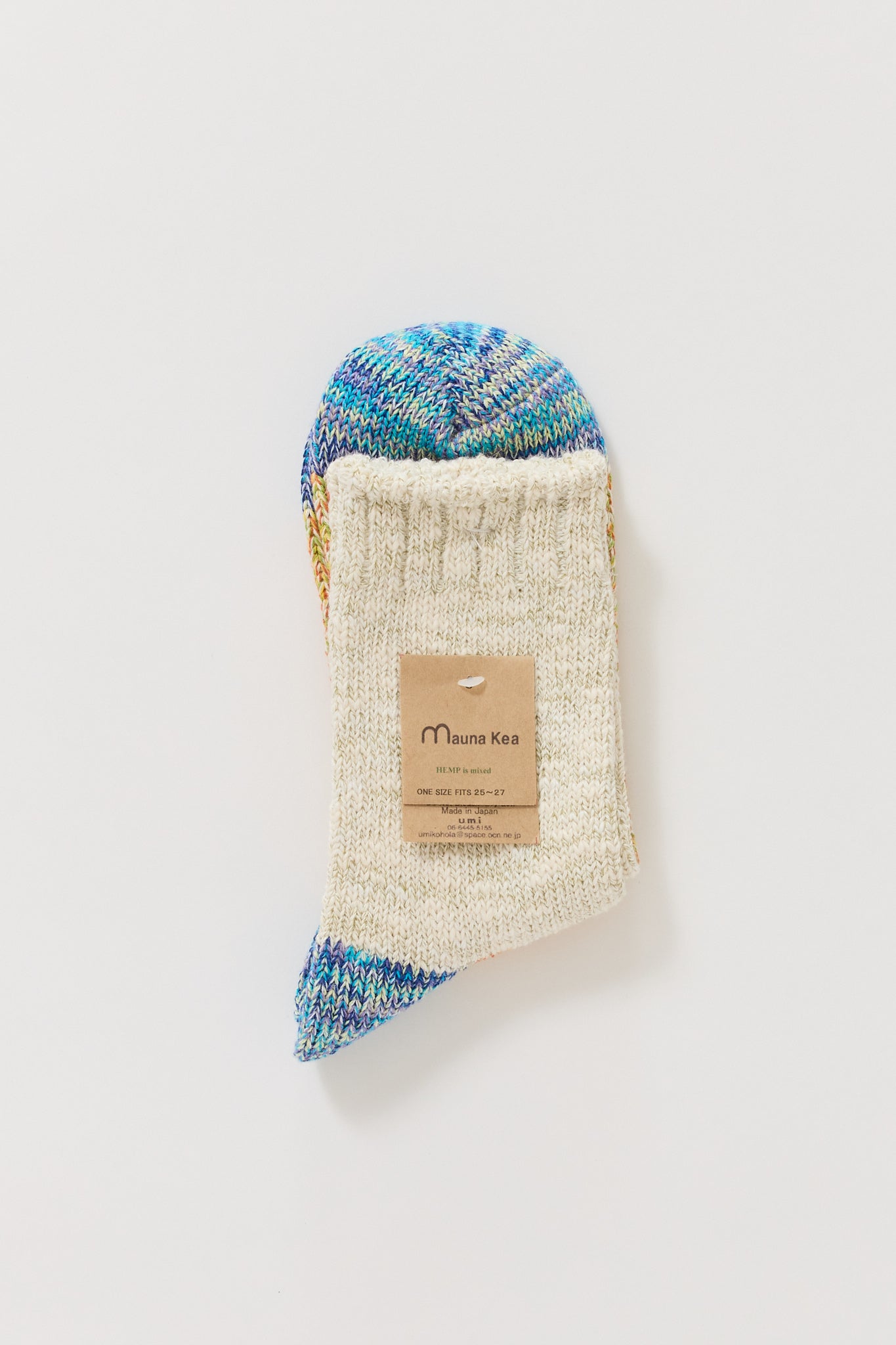 Mauna Kea | Slub Nep Switching Sock Purple | Maplestore