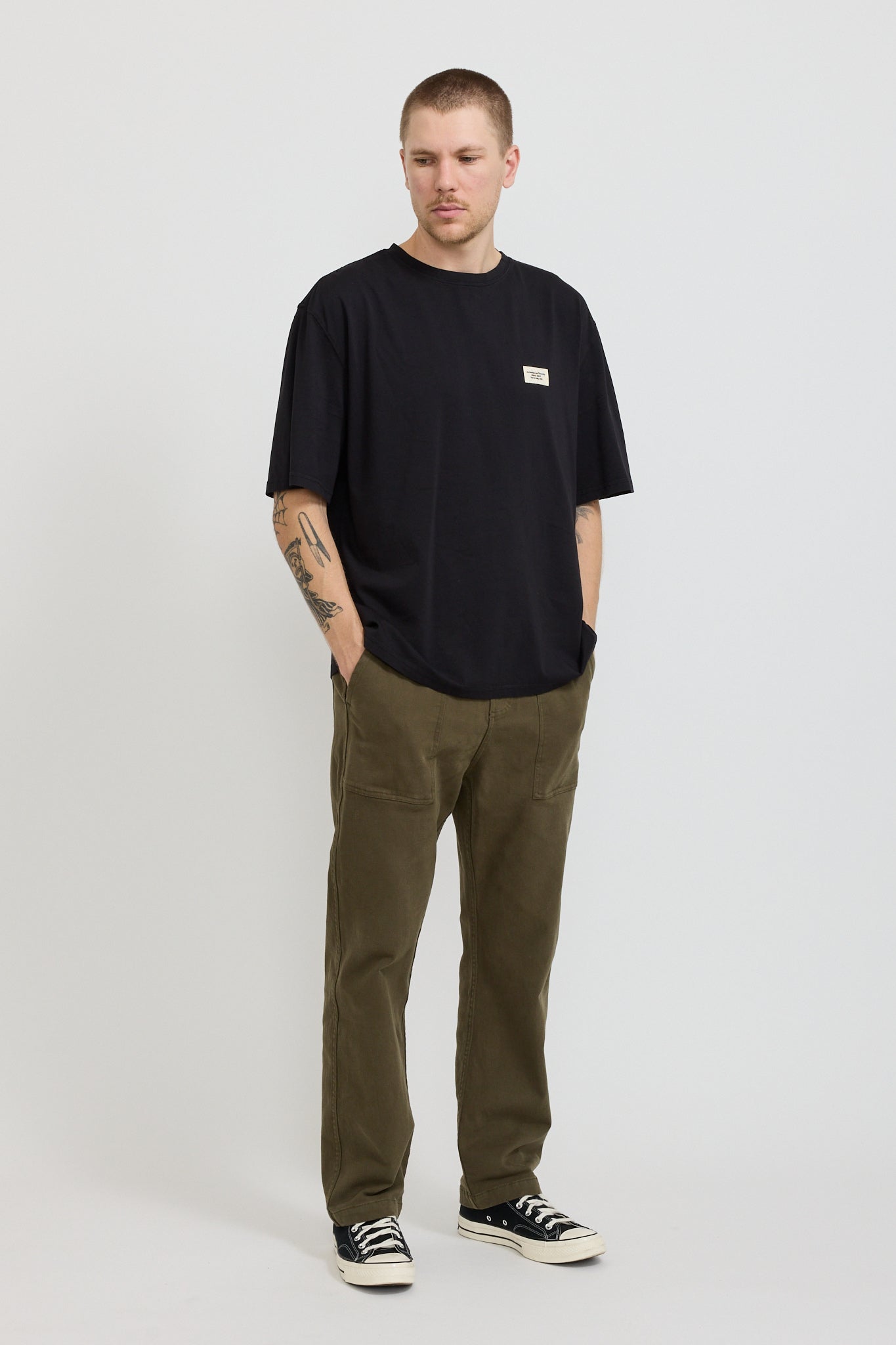 Boxy Hotline Tee Black