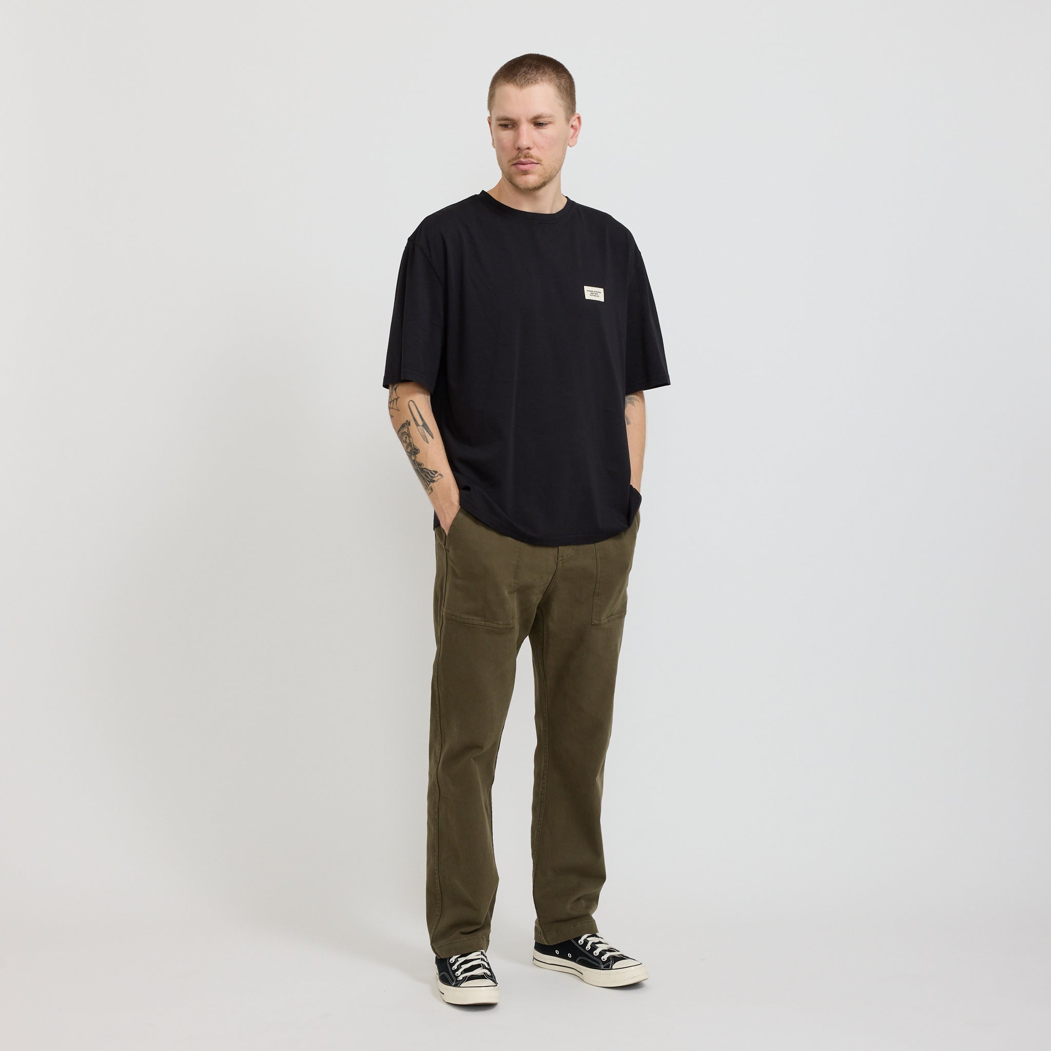 Boxy Hotline Tee Black