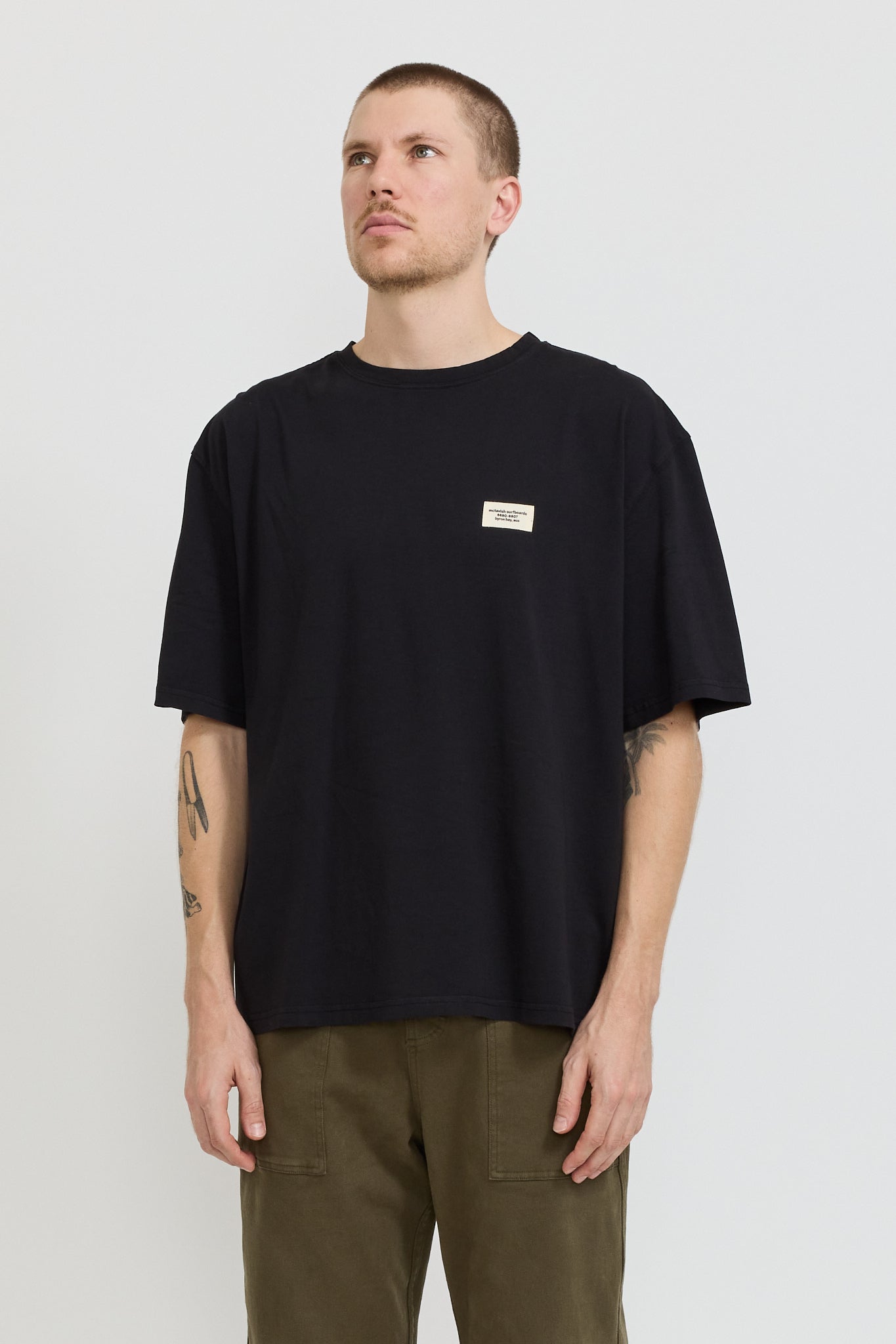 Boxy Hotline Tee Black