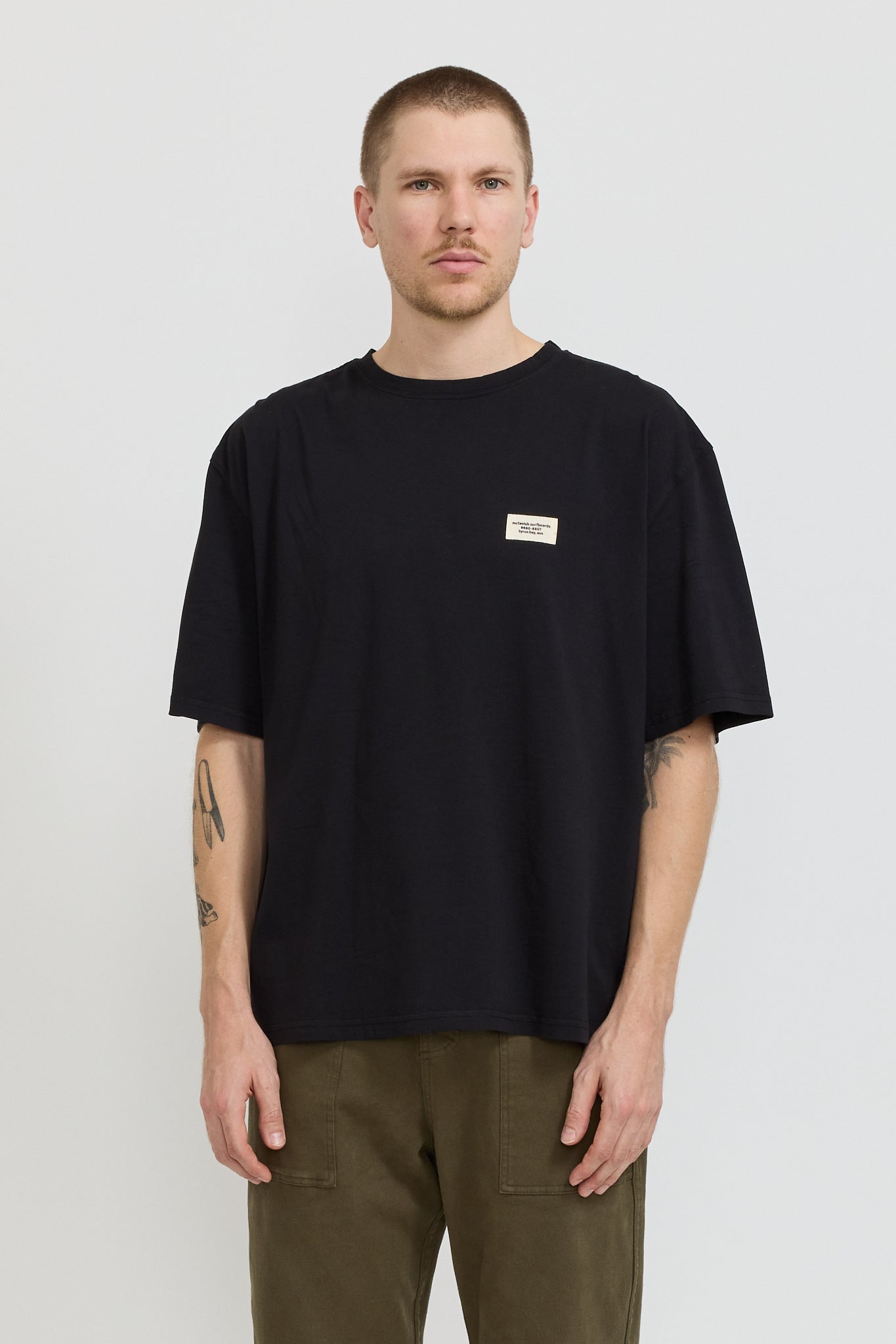 Boxy Hotline Tee Black