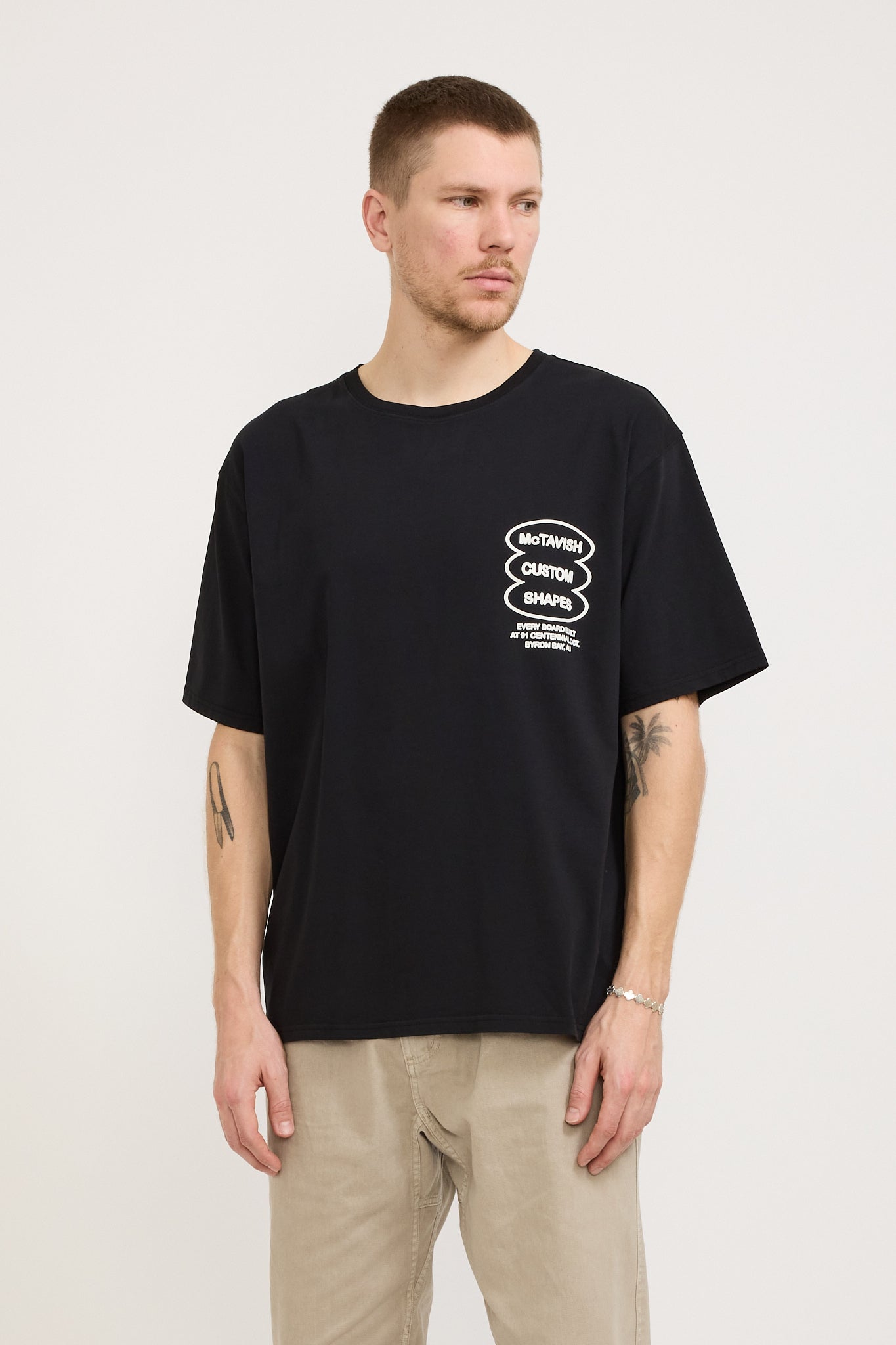 McTavish | Boxy Tee Black | Maplestore