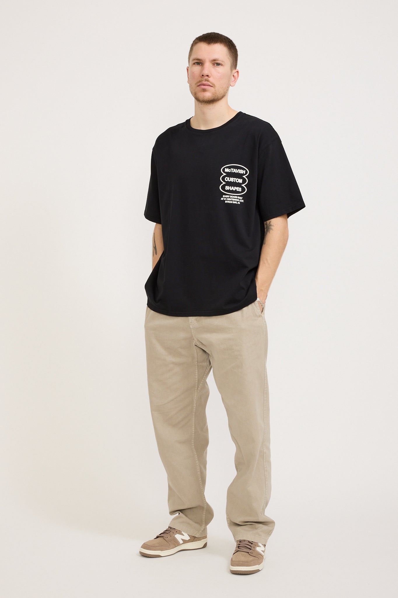 McTavish | Boxy Tee Black | Maplestore