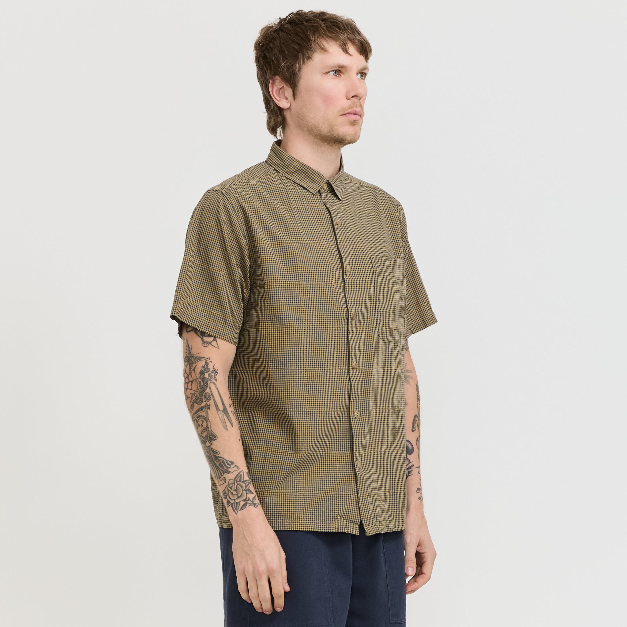 Button Up Shirt Blue Multi