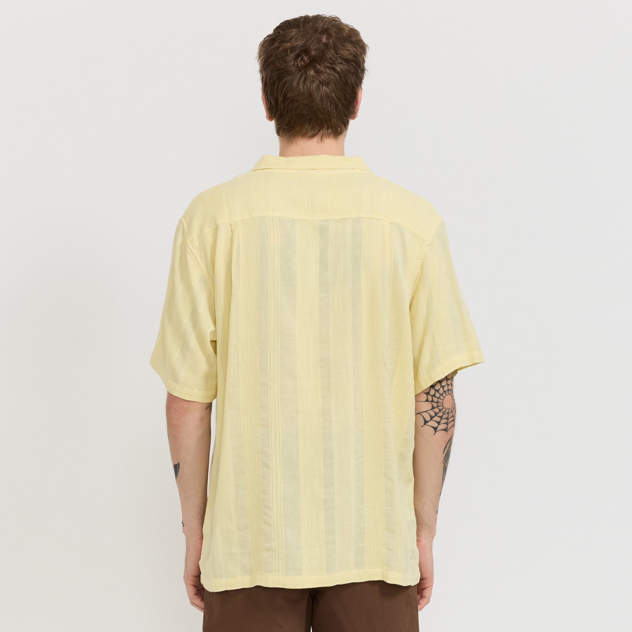 Camp Collar Shirt Light Yellow