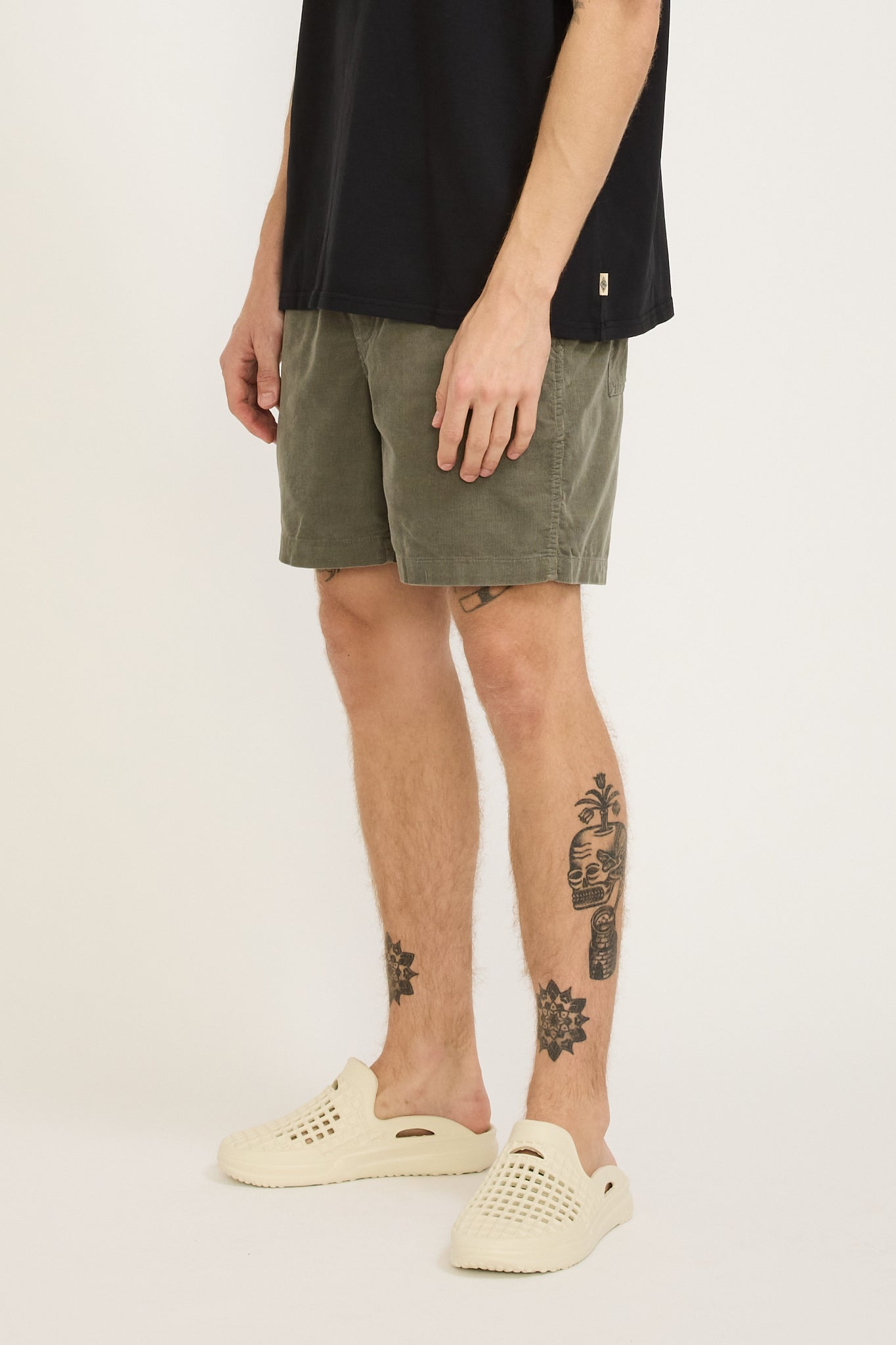 McTavish | Cord Shorts Grey | Maplestore