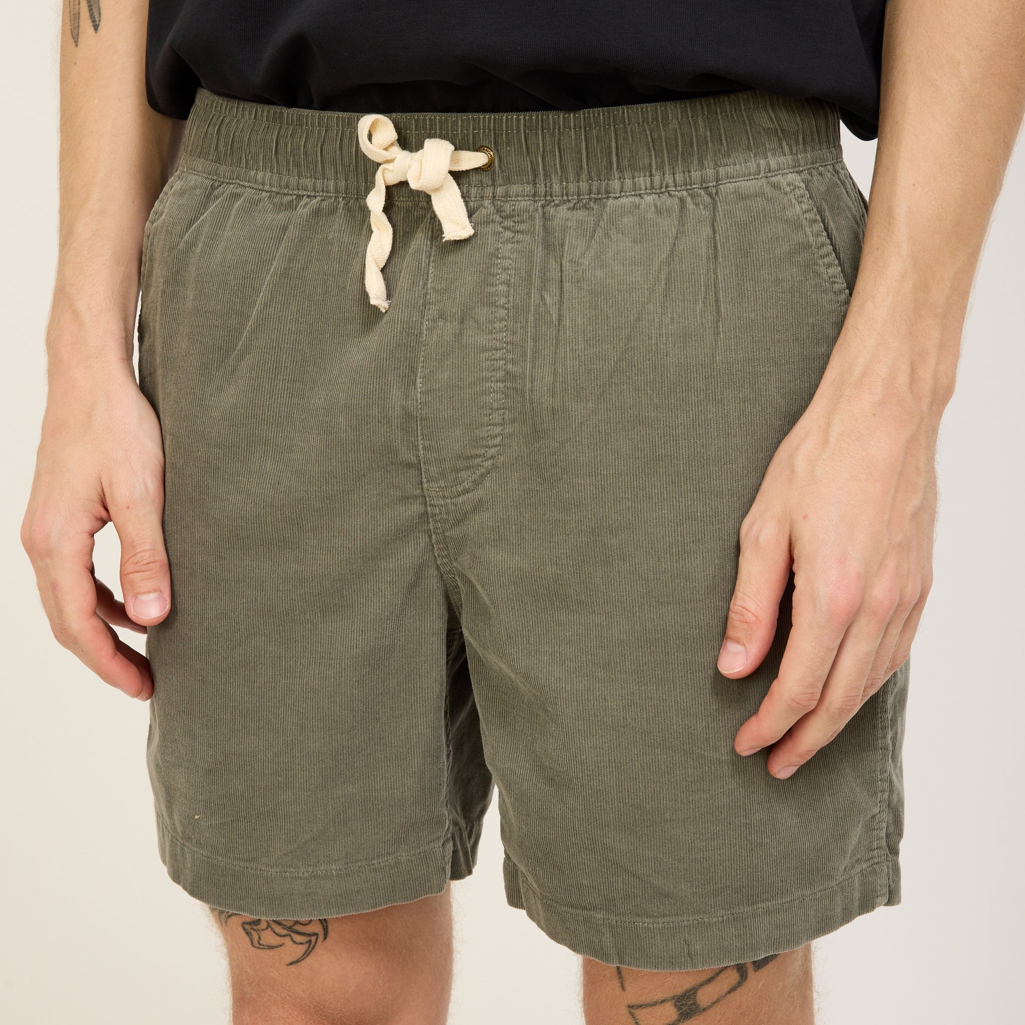 McTavish | Cord Shorts Grey | Maplestore
