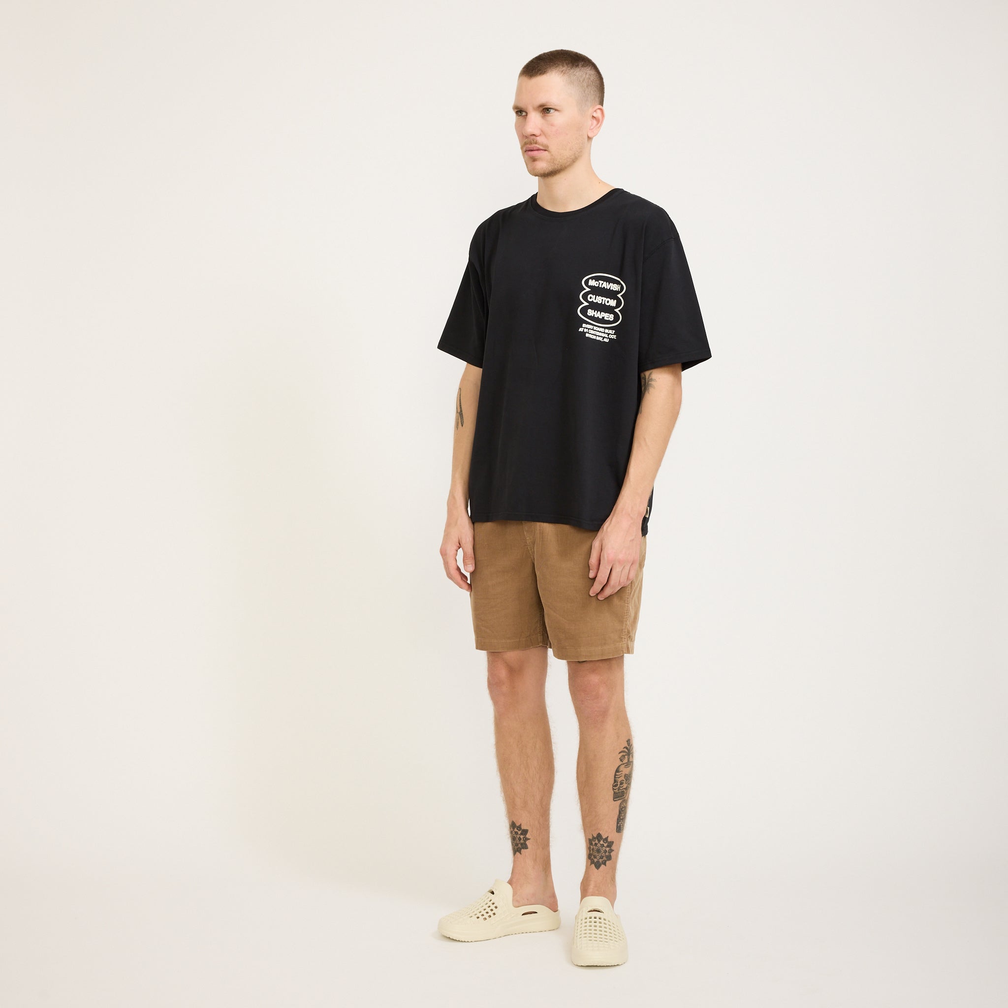 McTavish | Cord Shorts Dark Tan | Maplestore