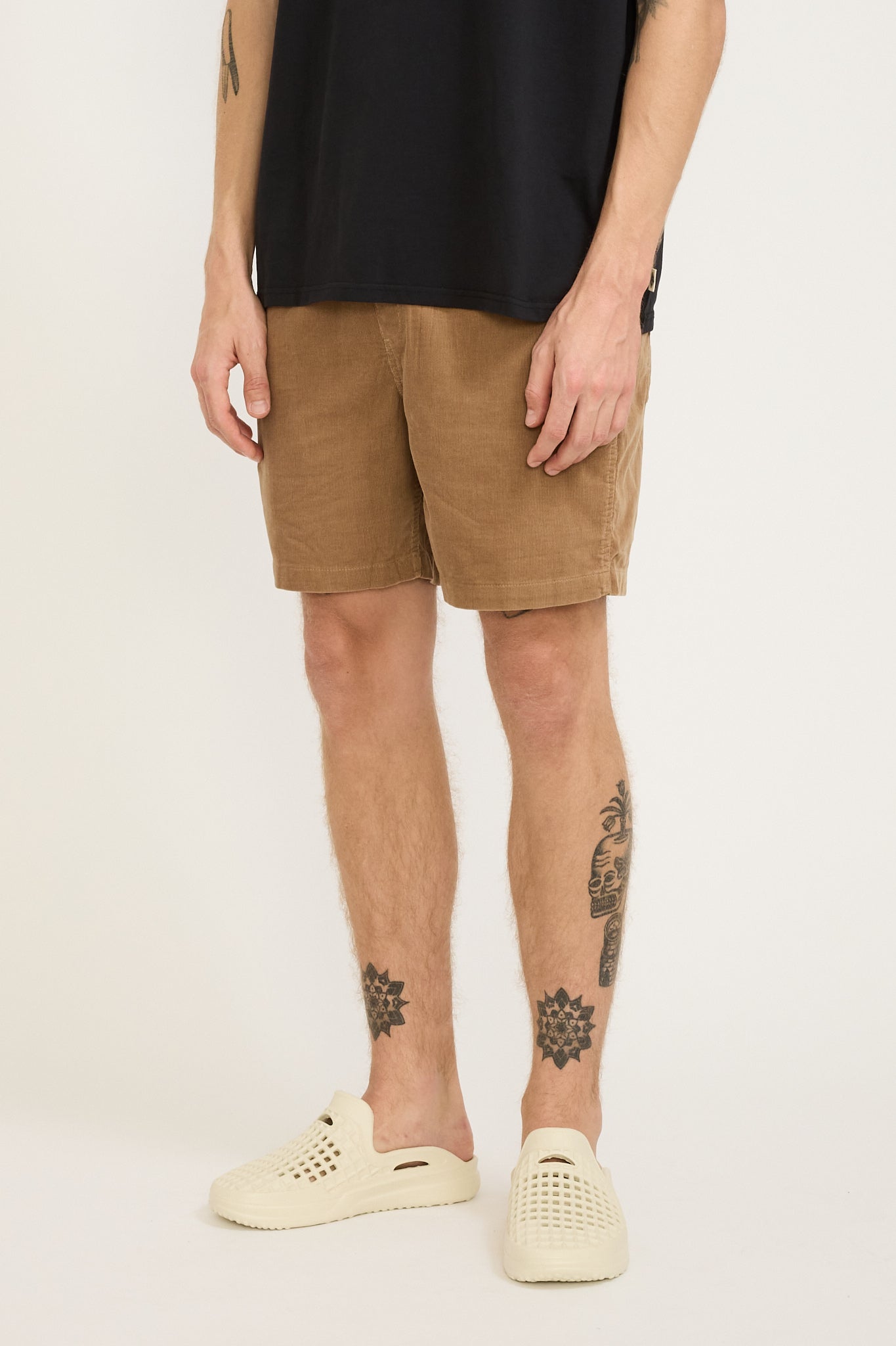 McTavish | Cord Shorts Dark Tan | Maplestore