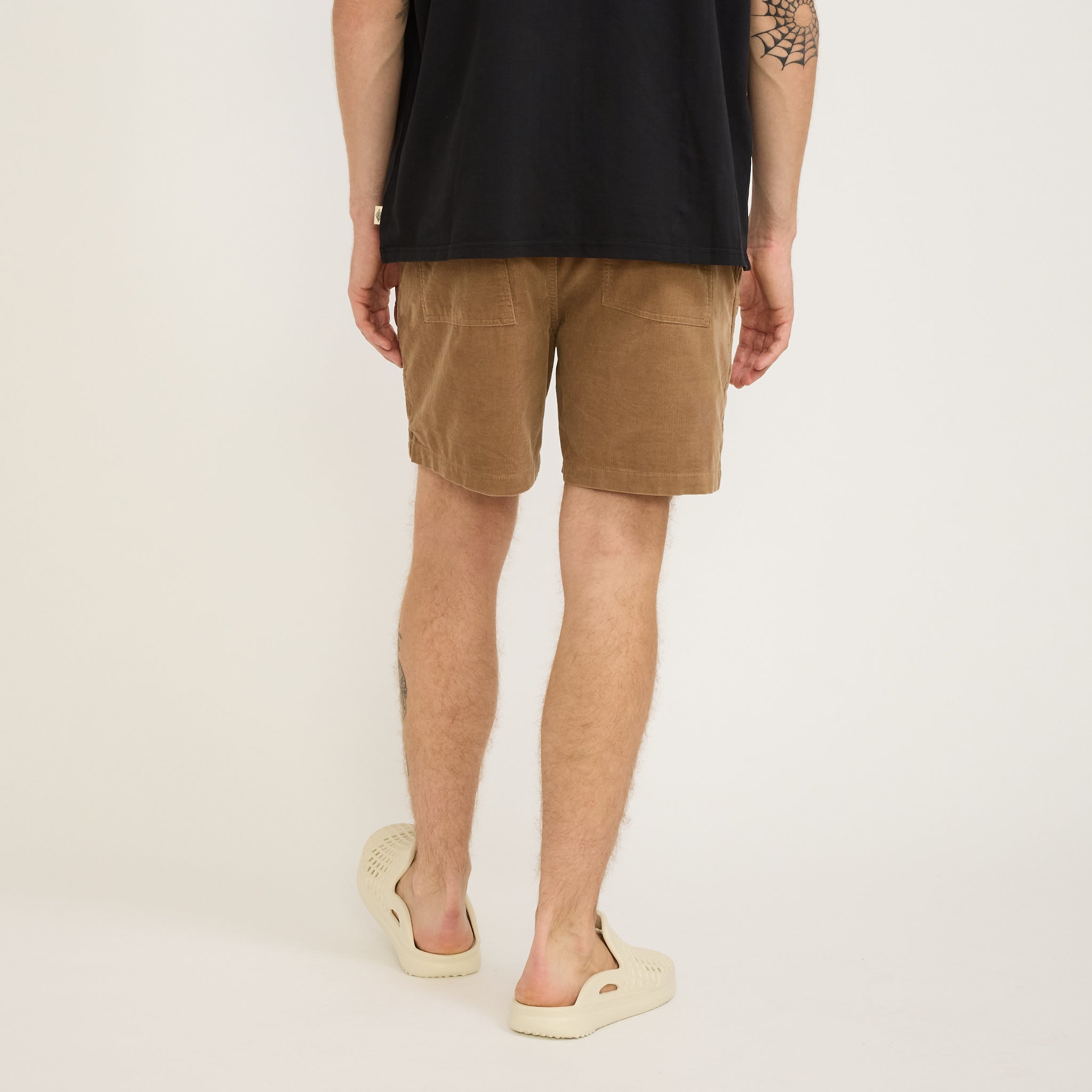 McTavish | Cord Shorts Dark Tan | Maplestore